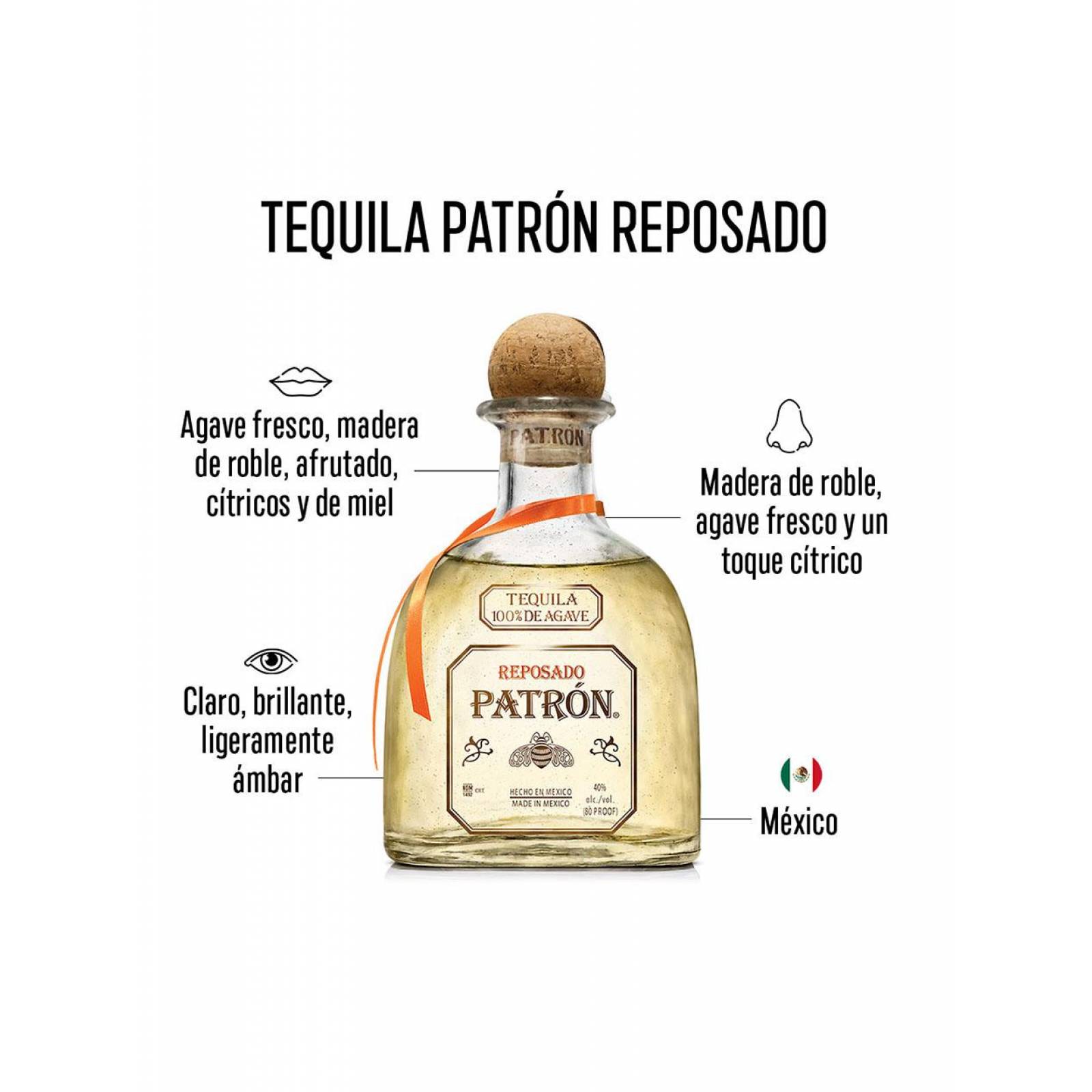 Pack de 6 Tequila Patrón Reposado 375 ml 