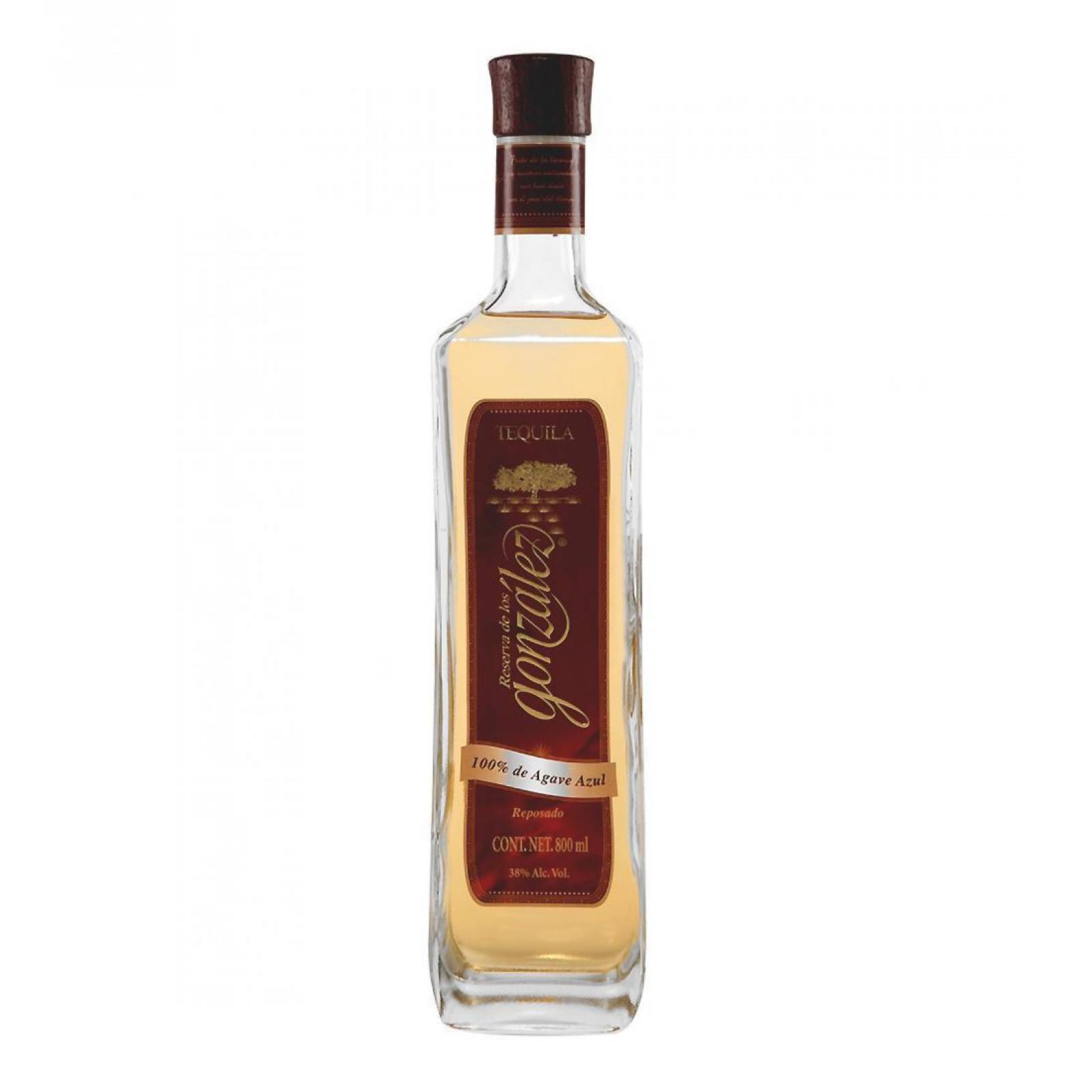 Pack de 2 Tequila Reserva De Los Gonzalez Reposado 800 ml 