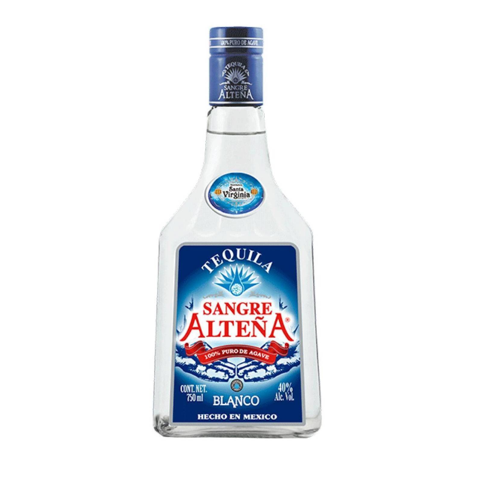 Pack de 2 Tequila Sangre Alteña Blanco 750 ml 