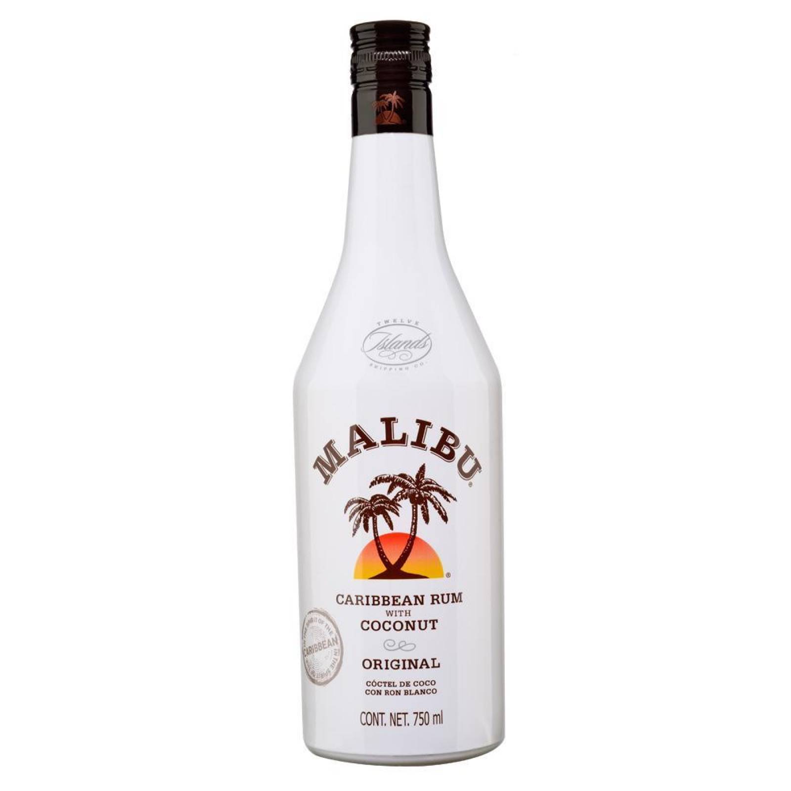 Pack de 4 Ron Malibu 750 ml