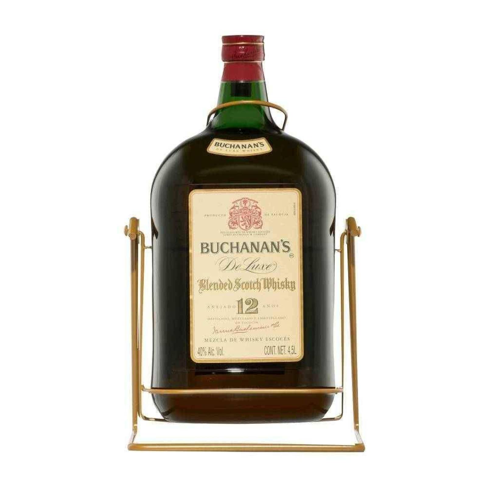 Pack de 4 Whisky Buchanans Blend 12 Años 4.5 L