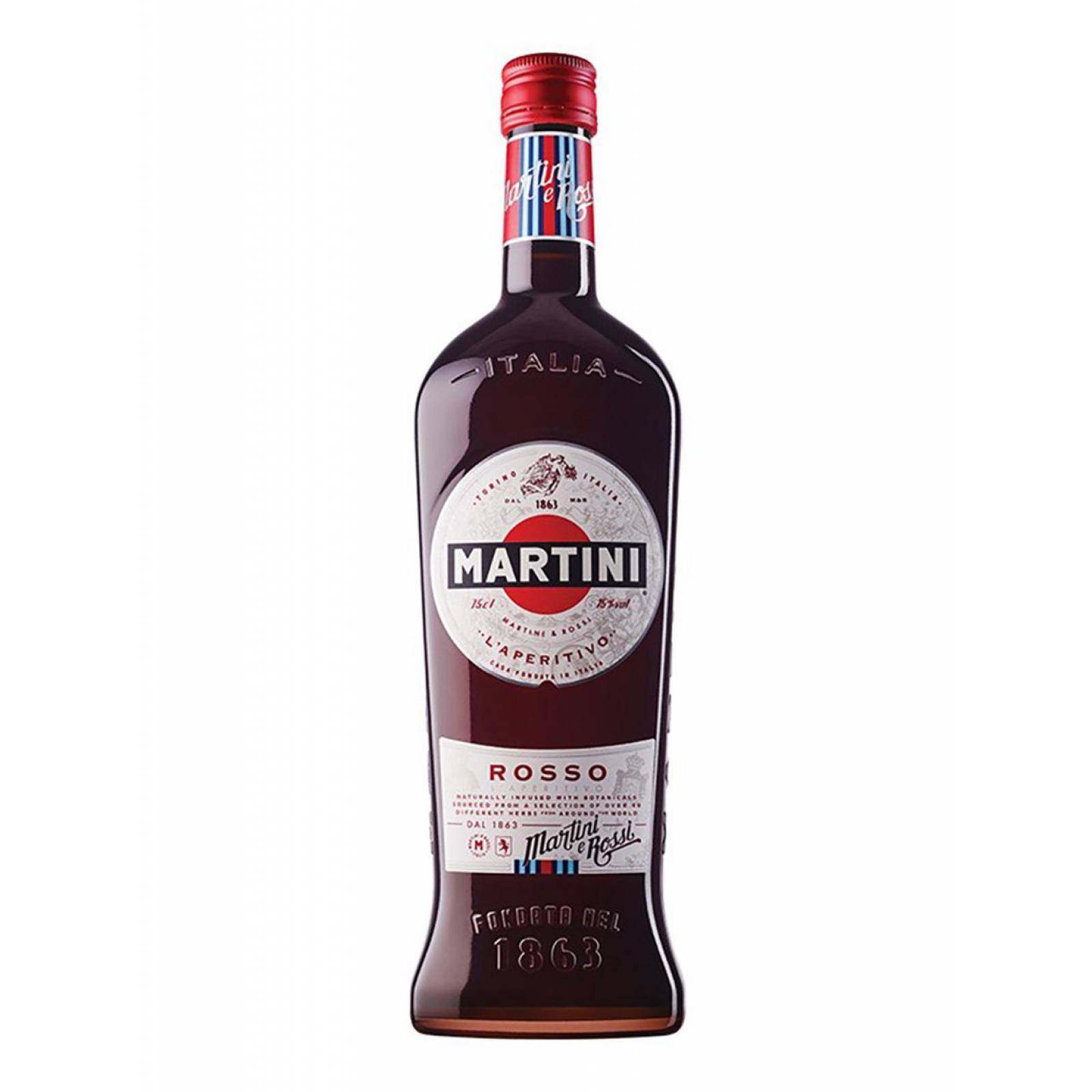 Pack de 12 Aperitivo Martini Rosso 750 ml