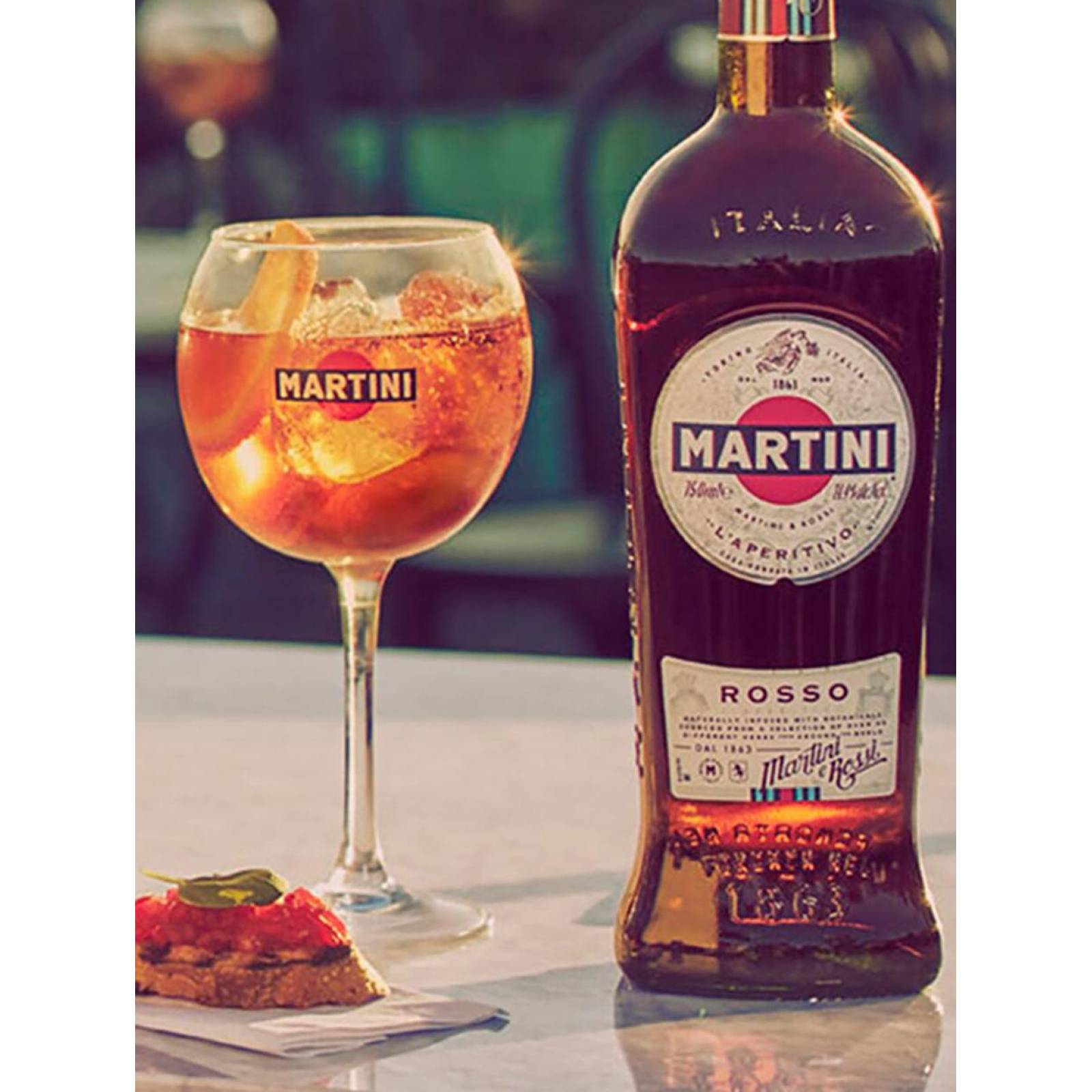 Pack de 12 Aperitivo Martini Rosso 750 ml