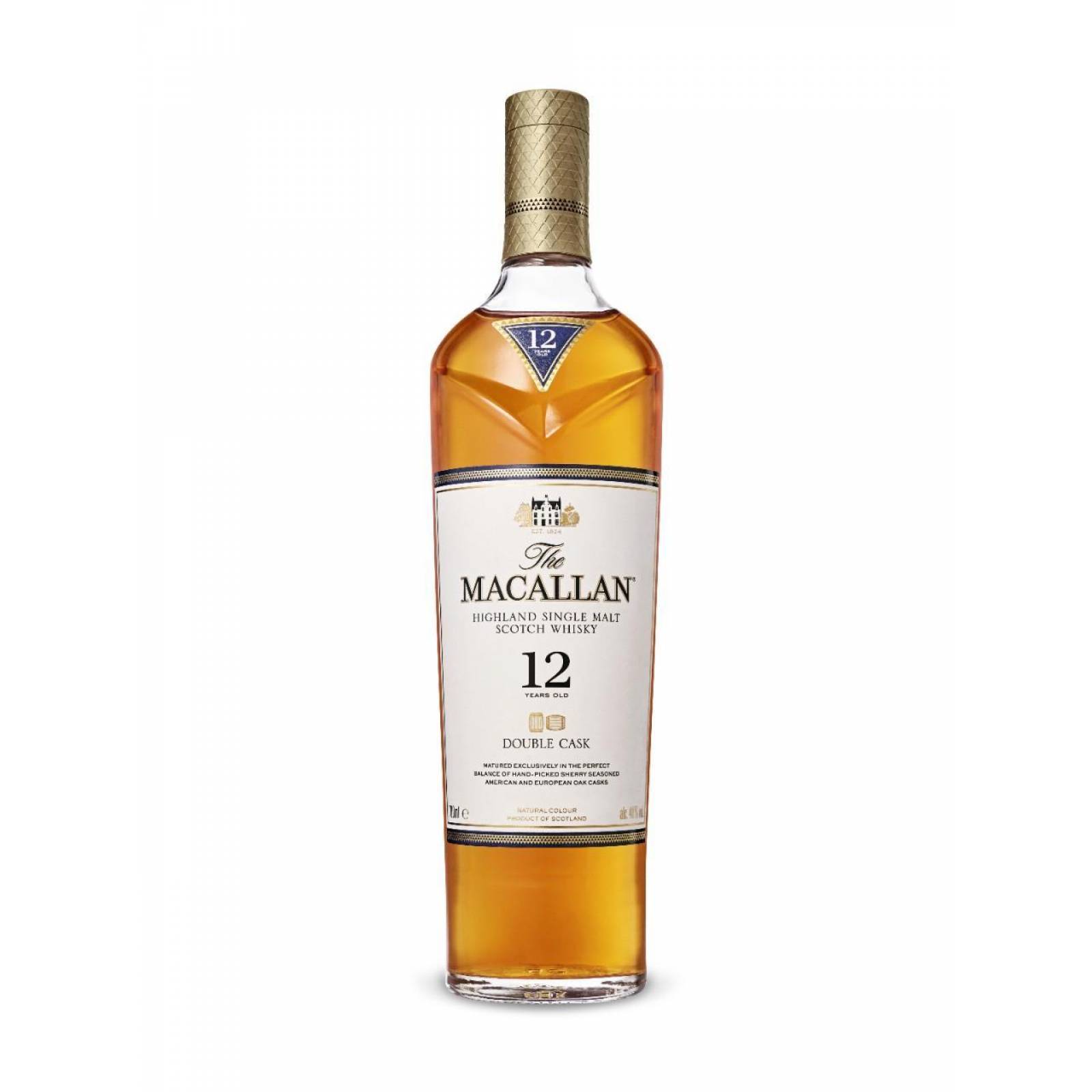 Pack de 12 Whisky The Macallan Single Malt 12 Años Double Cask 700 ml 