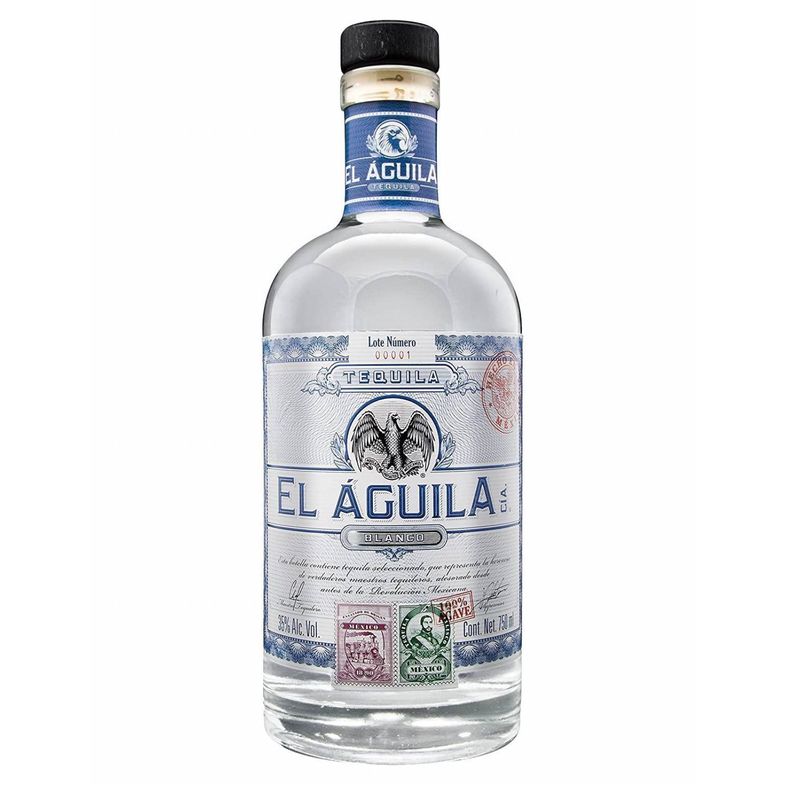 Pack de 4 Tequila El Aguila Blanco 750 ml 