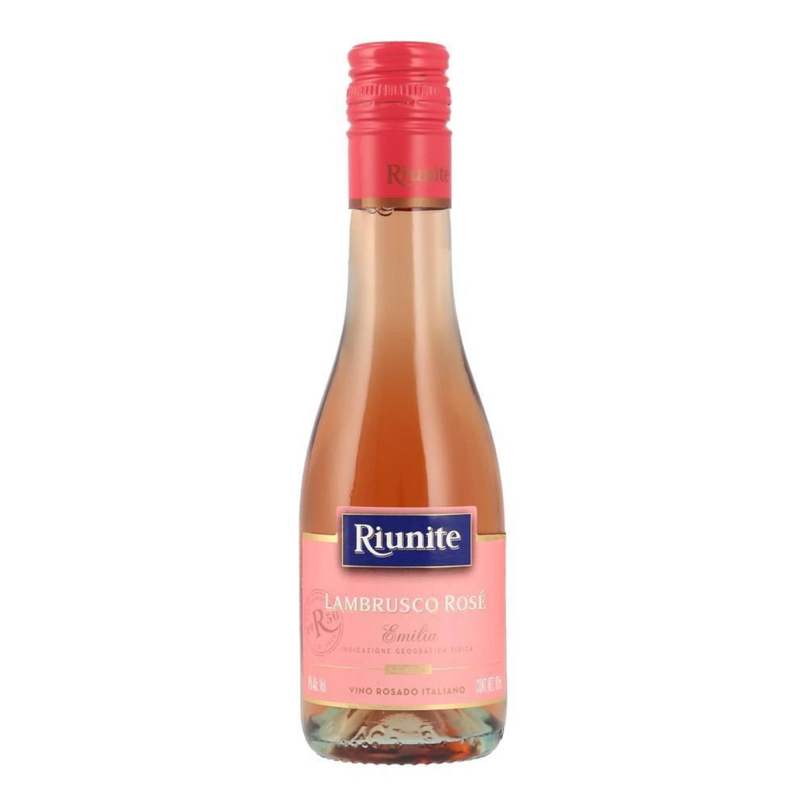 Pack de 6 Vino Rosado Riunite Lambrusco Rose 187 ml 