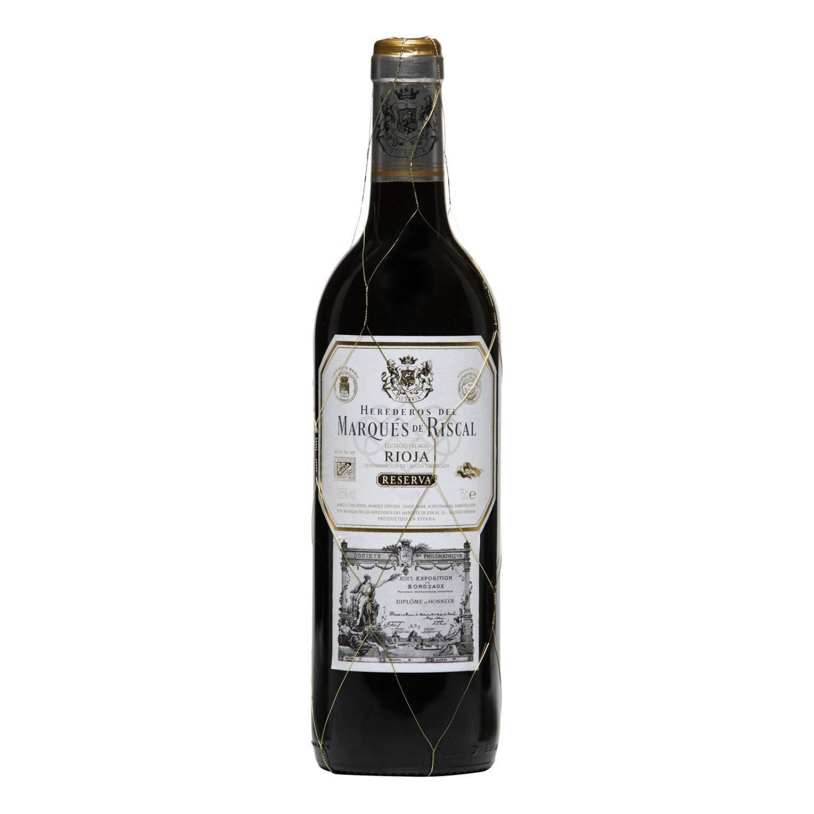 Pack de 2 Vino Tinto Marques Del Riscal Reserva 750 ml 