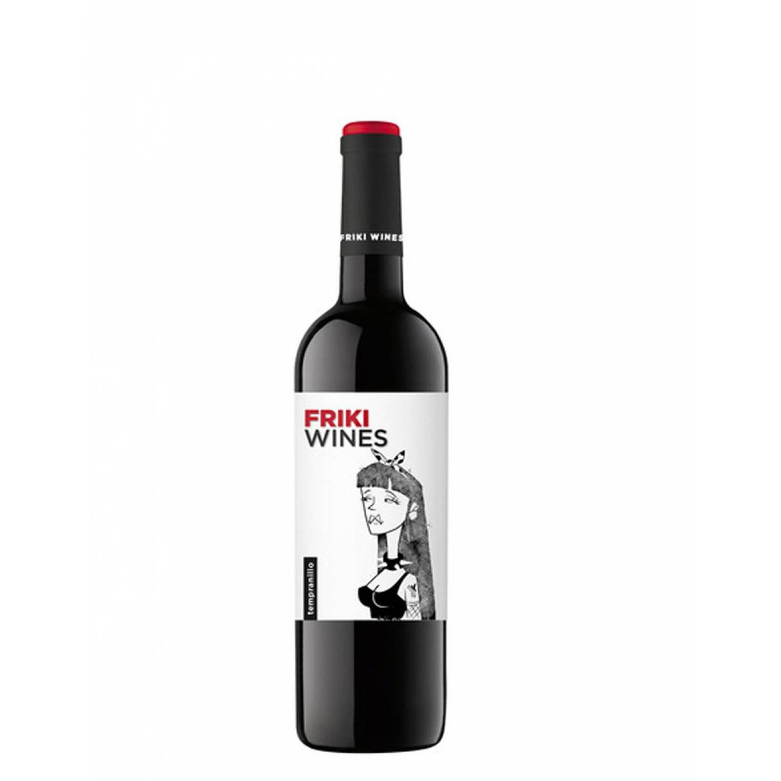 Pack de 4 Vino Tinto Friki Wines Tempranillo 750 ml 