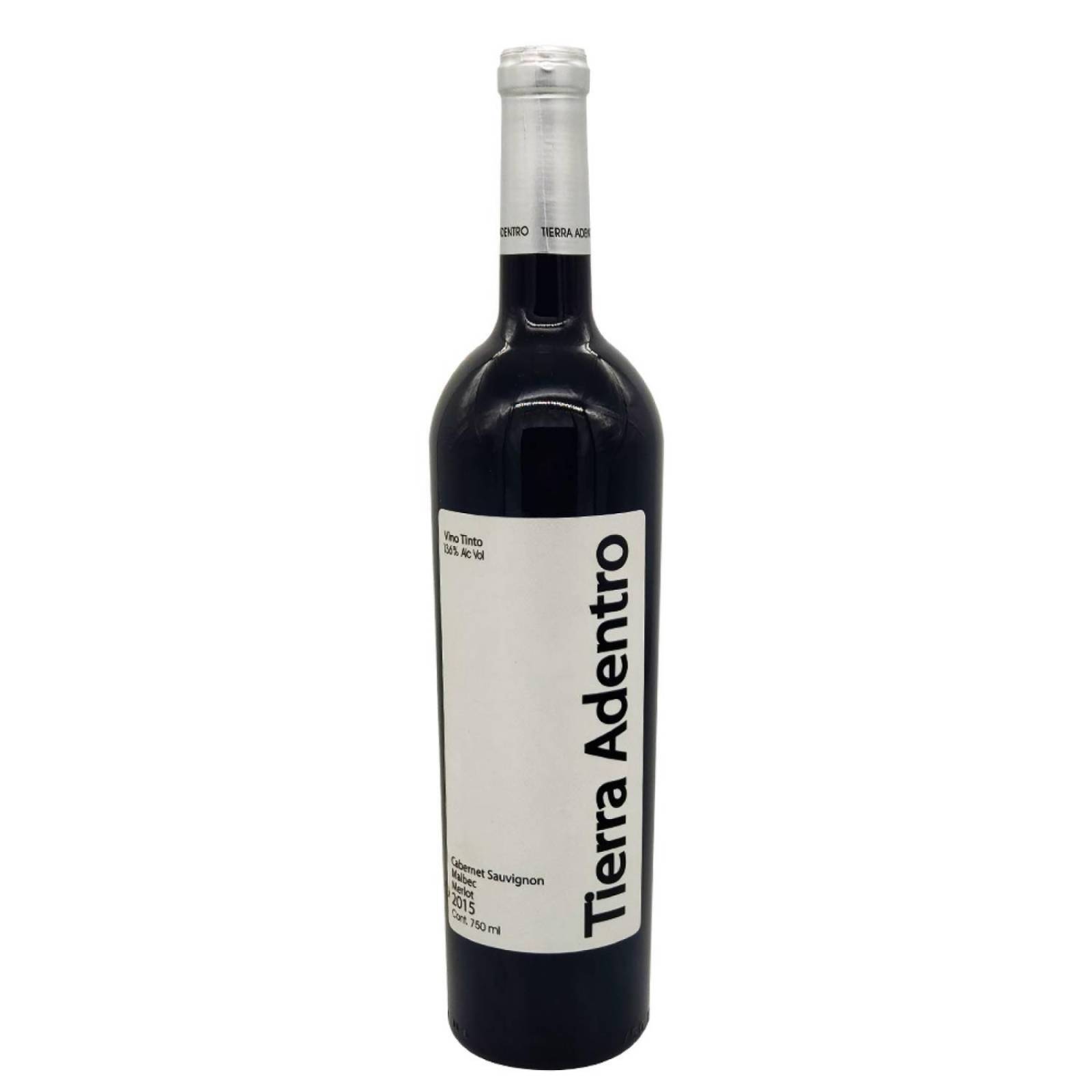 Pack de 4 Vino Tinto Tierra Adentro Cabernet - Malbec - Merlot 375 ml 