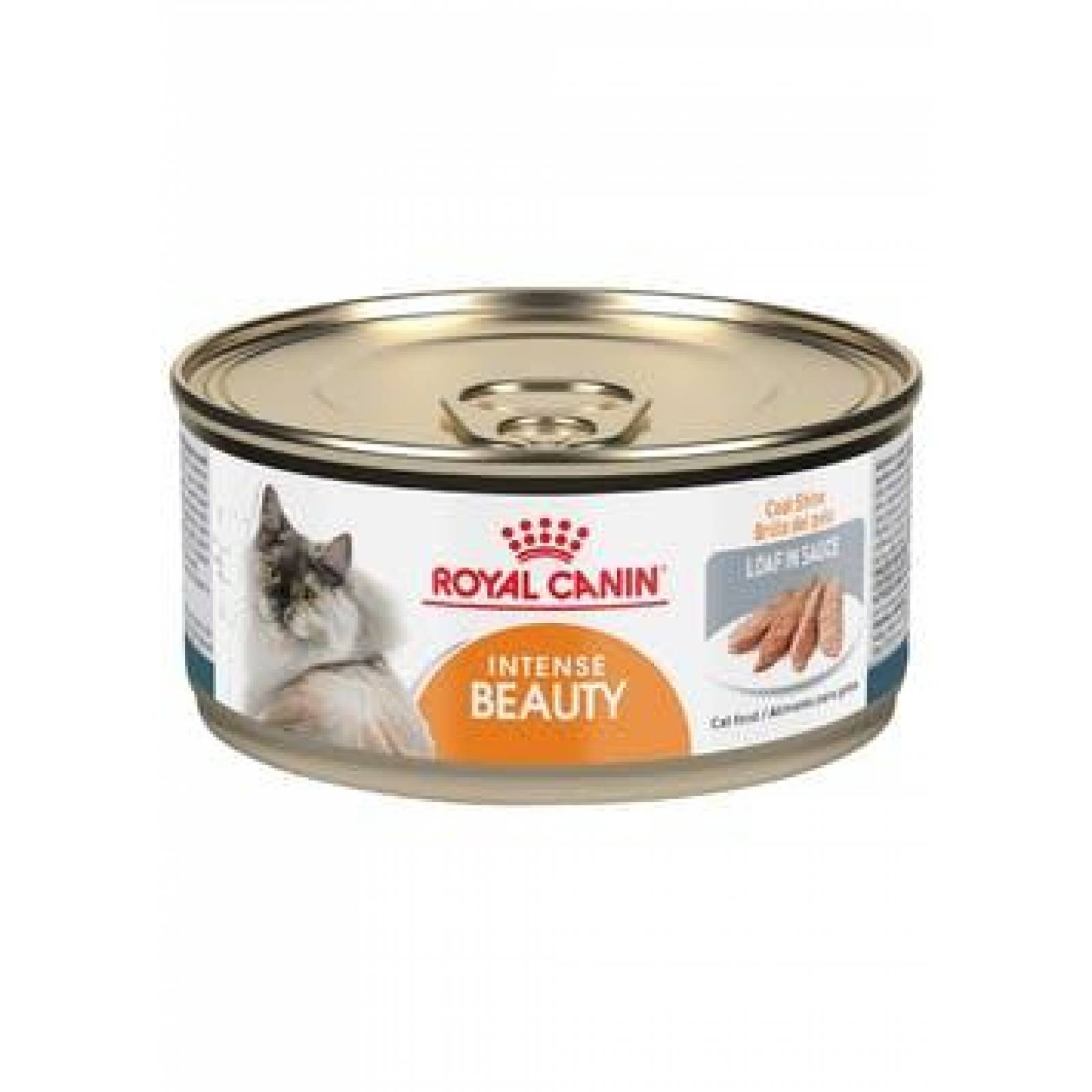 Alimento para gato Royal Canin Intense Beauty Wet Loaf Lata 165Gr 