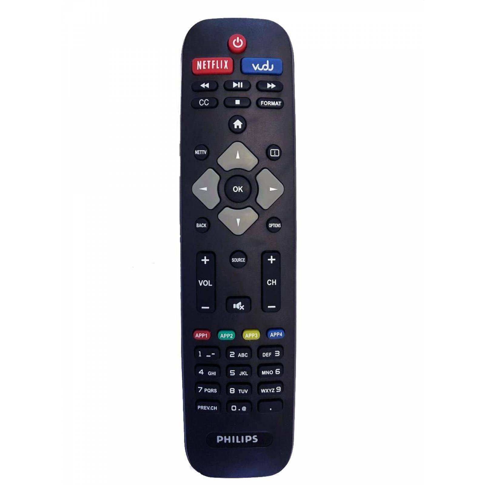 Mando a Distancia Universal Control reemplazo para pantalla Philips Smart Tv O Net Tv