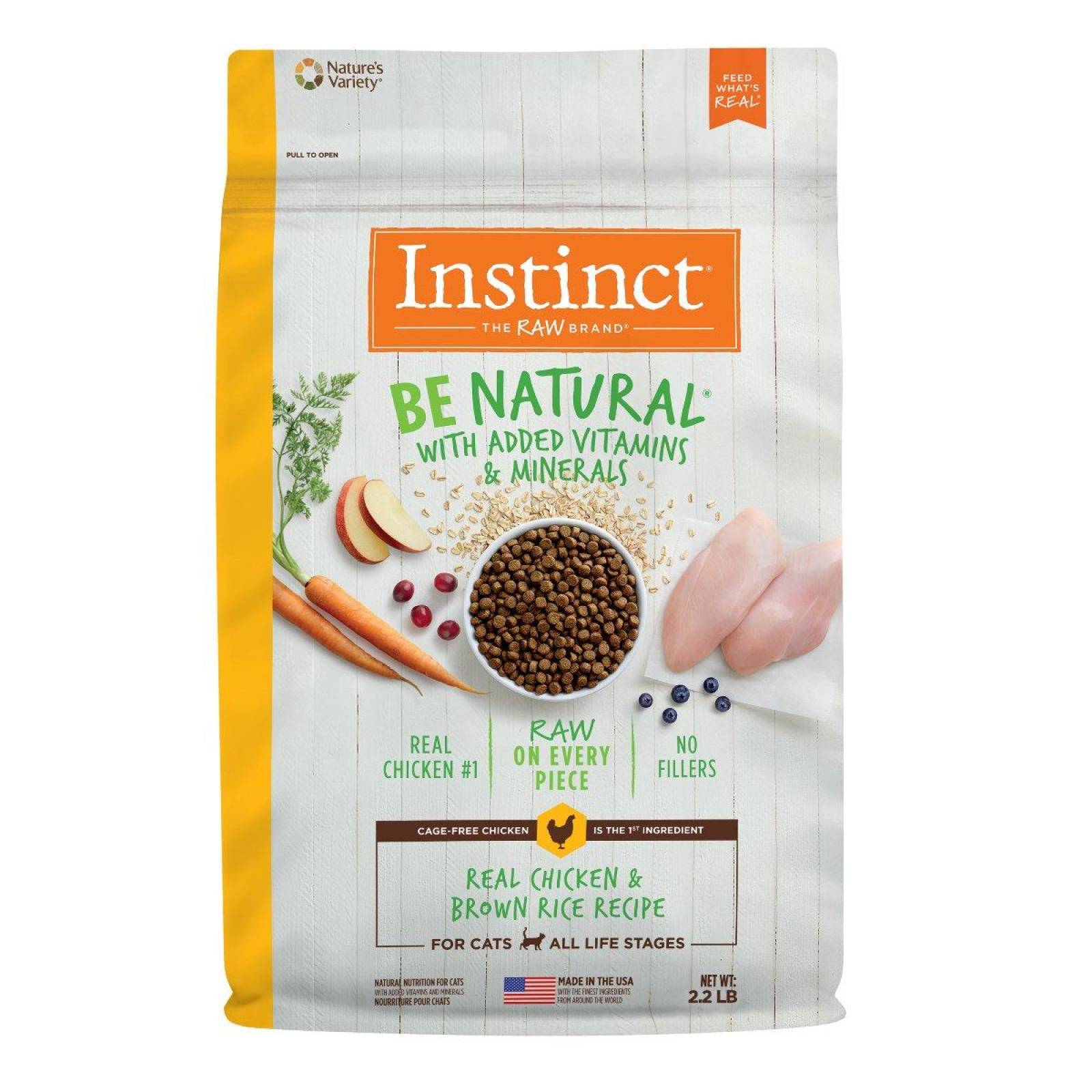 Alimento Para Gatos Instinct Be Natural Pollo 1 Kg 