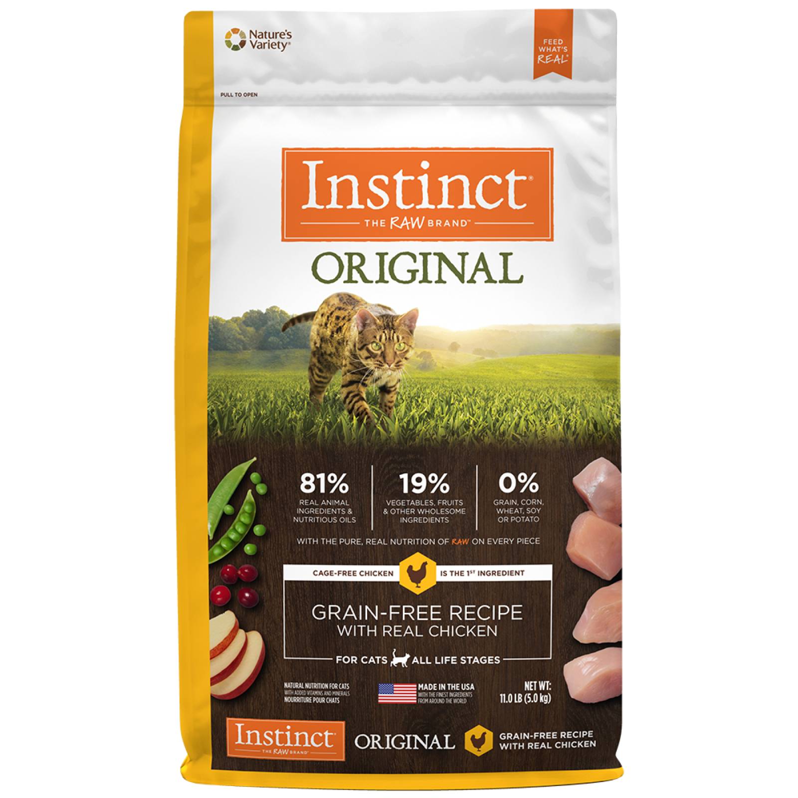 Alimento Para Gatos Instinct Pollo 5 Kg 