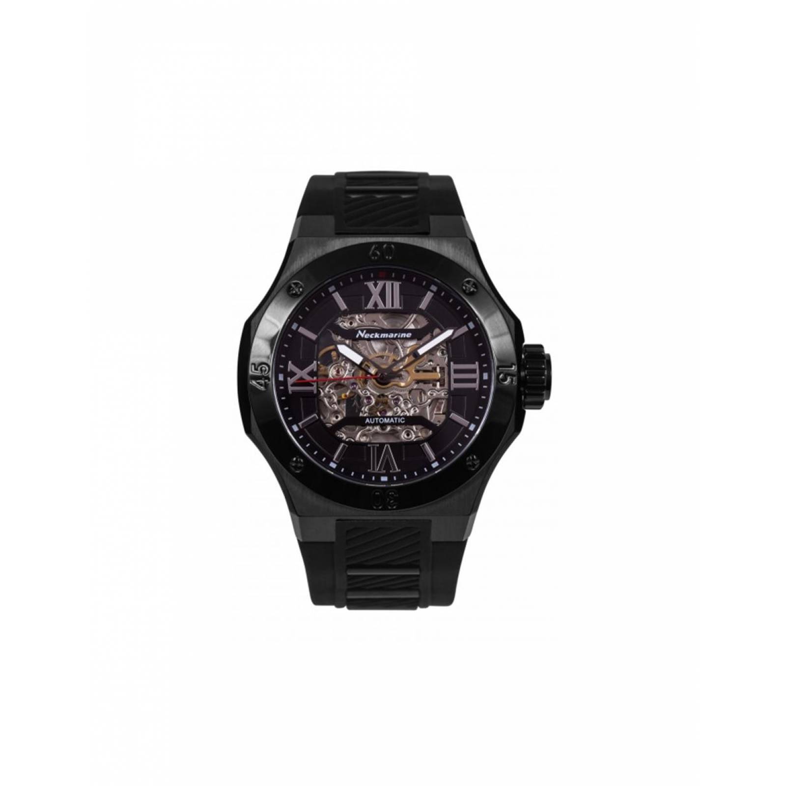 Reloj Neckmarine automatic sport negro 46mm