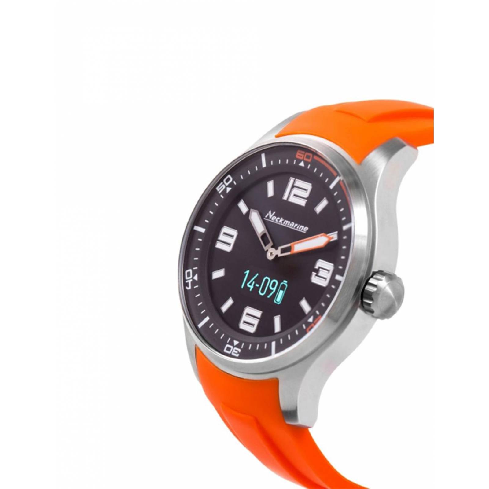 Reloj Neckmarine smart watch naranja Naranja con plateado 46mm
