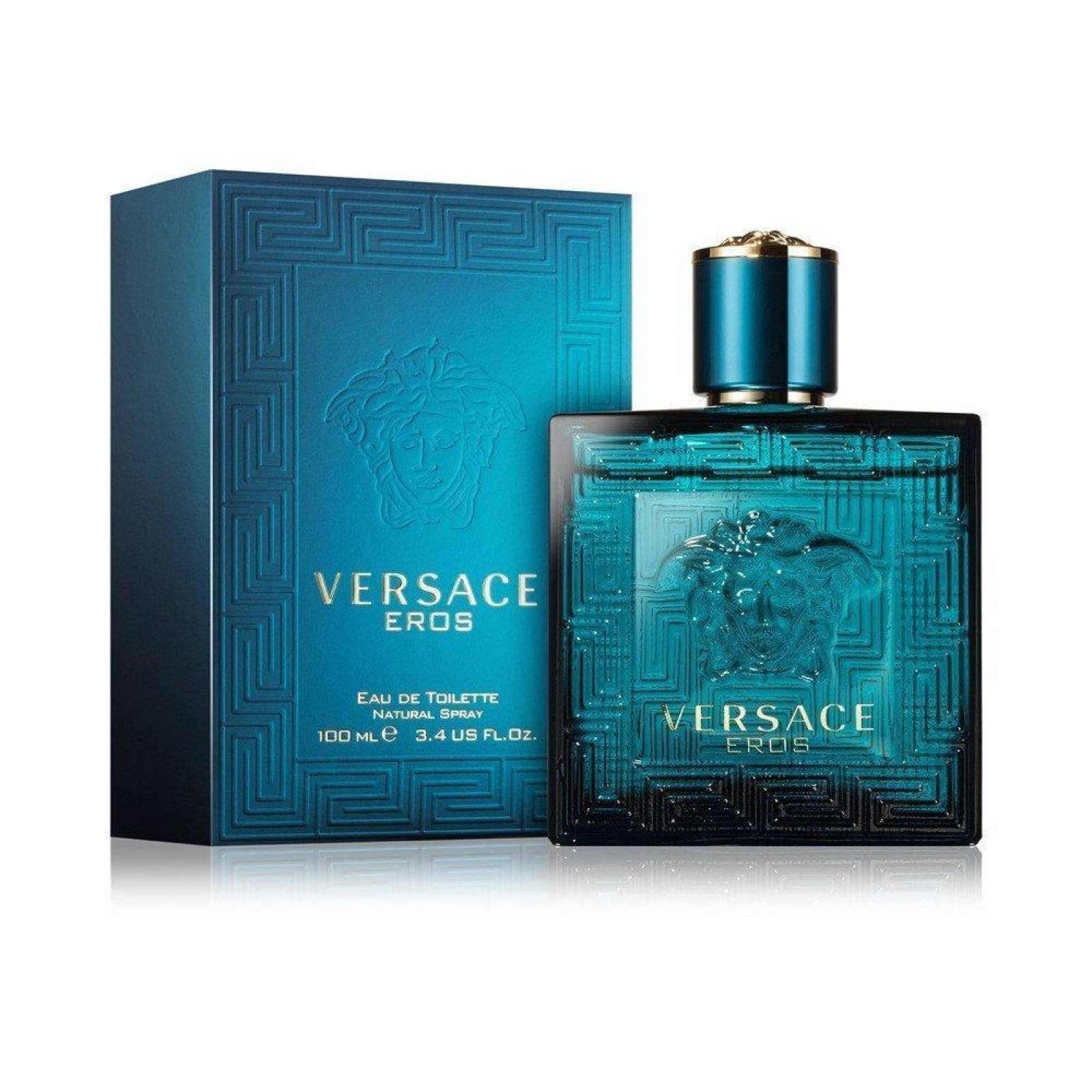 Loción Eros For Men De Versace Eau de Toilette 100 ml 
