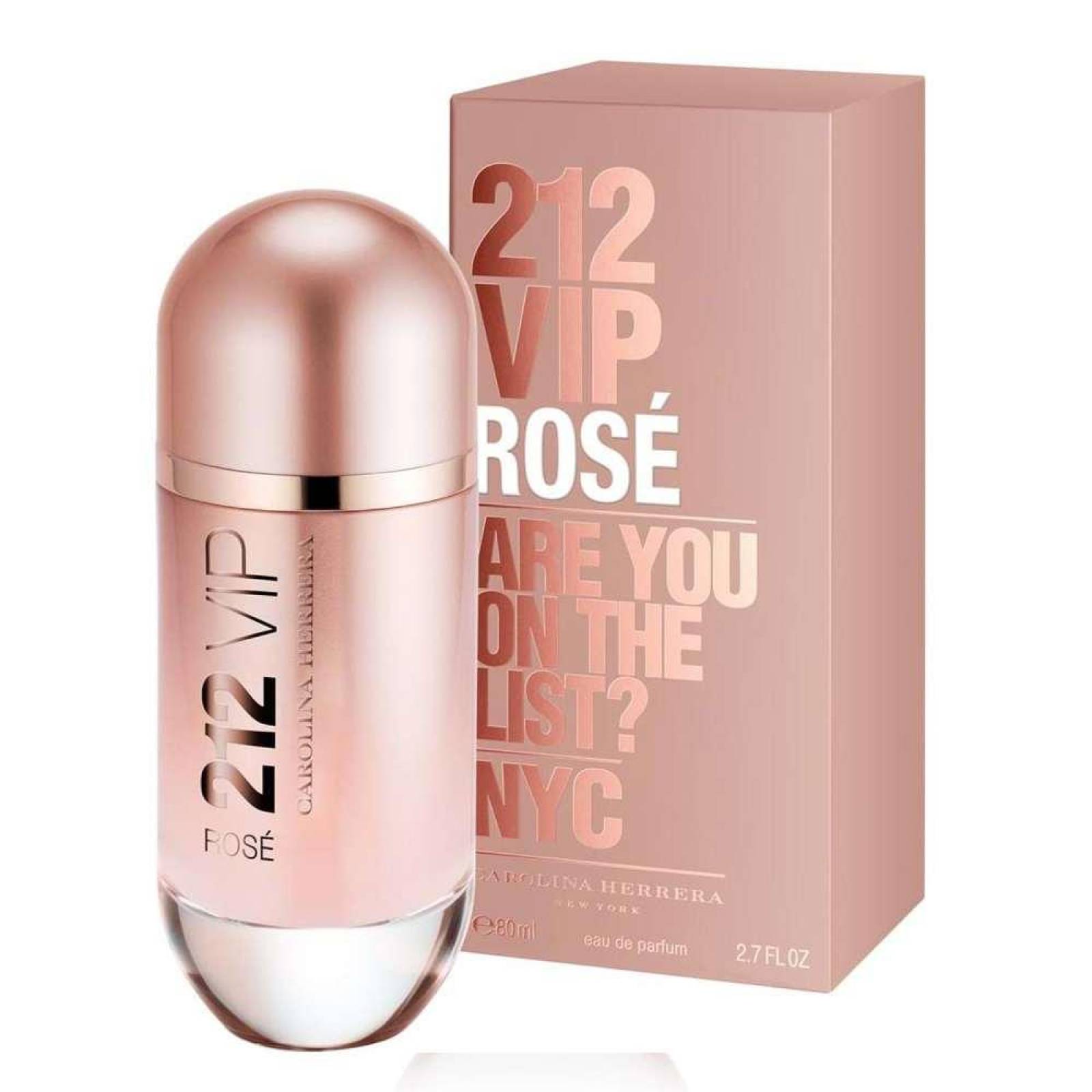 Perfume 212 Vip Rose De Carolina Herrera Eau de Parfum 80 ml