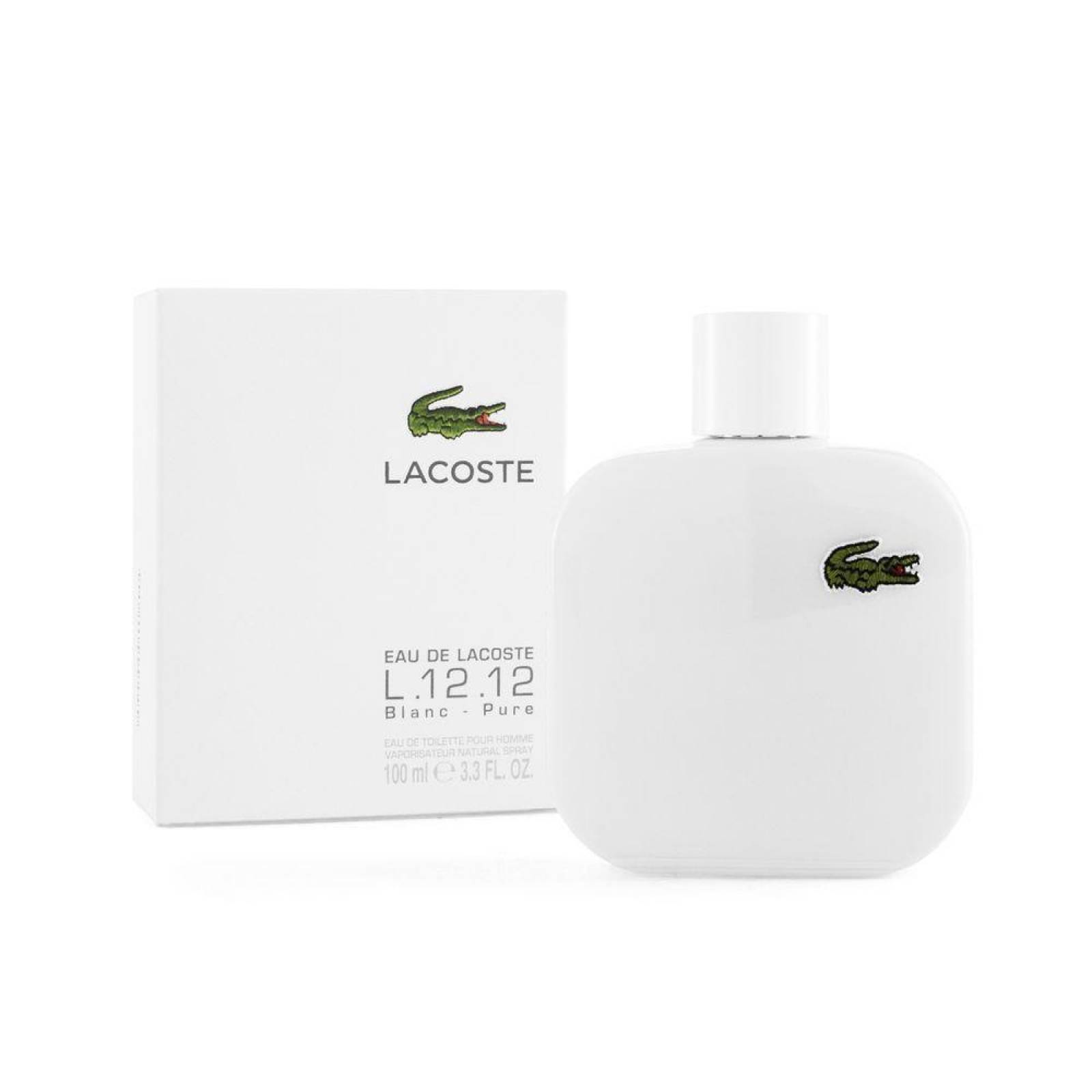 Loción Lacoste L.12.12 Blanc Eau de Toilette 100 ml 