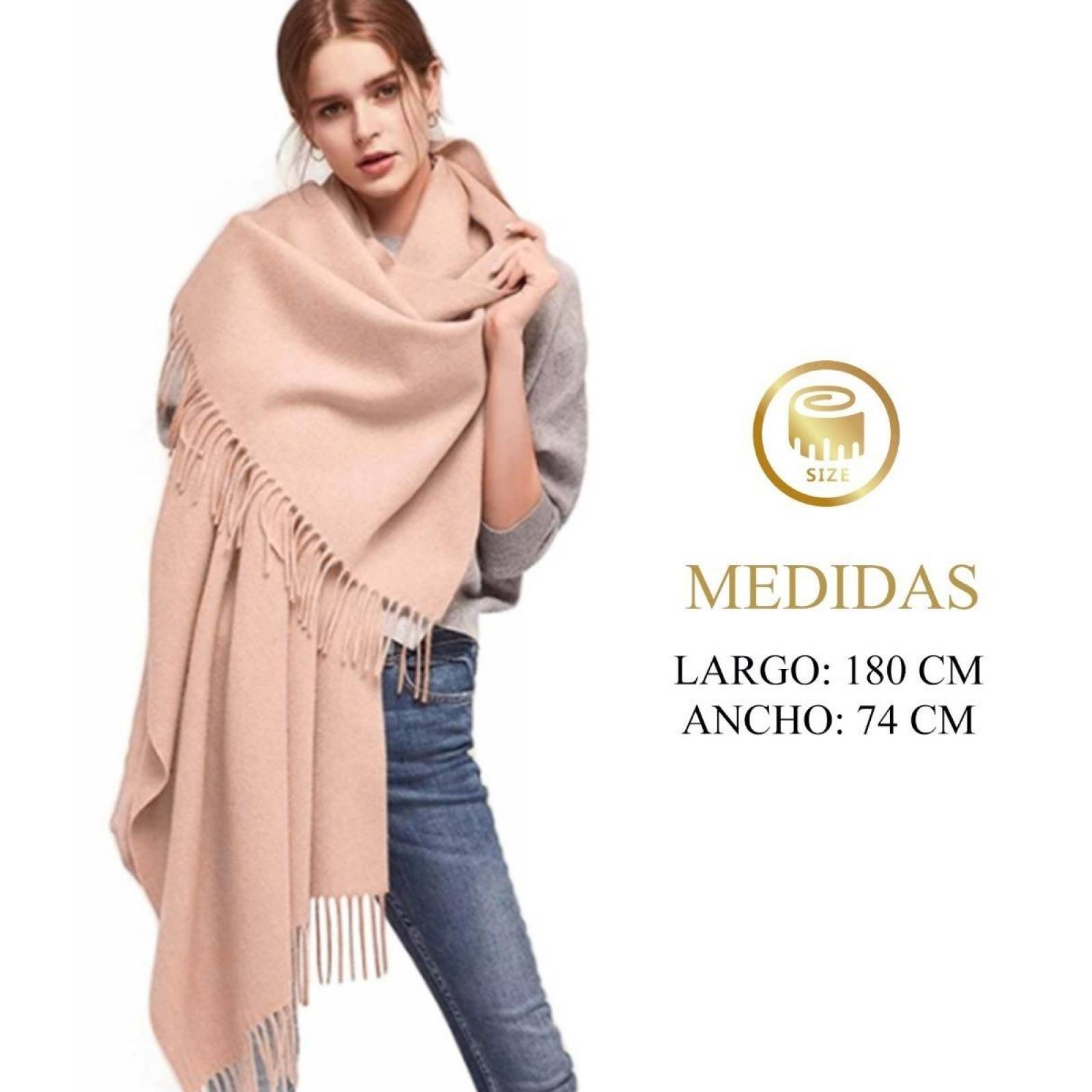 Pashmina Vedicci mujer con acabado suave y ligero 