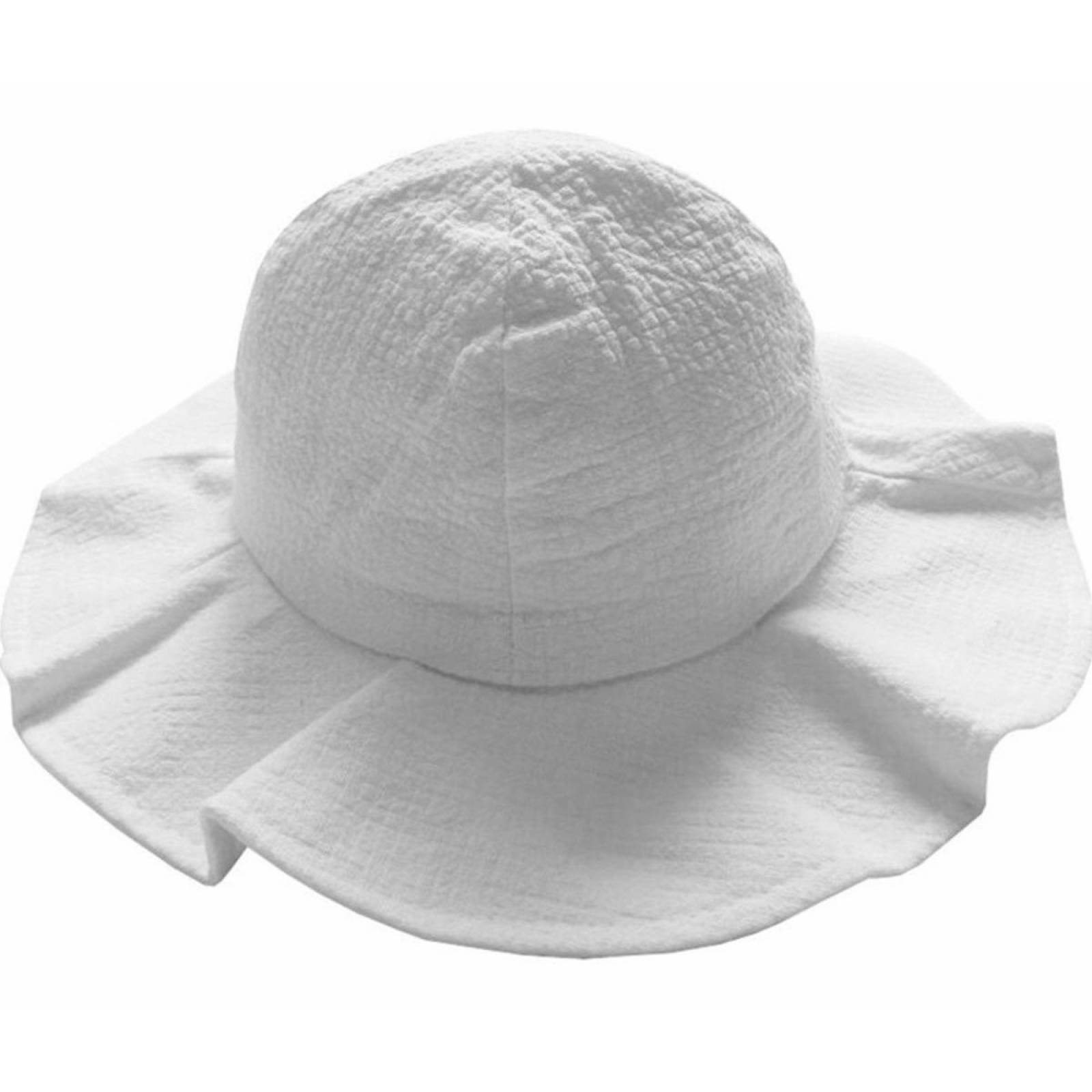 Gorro Tiernelle de protección solar para Niña Unitalla Blanco