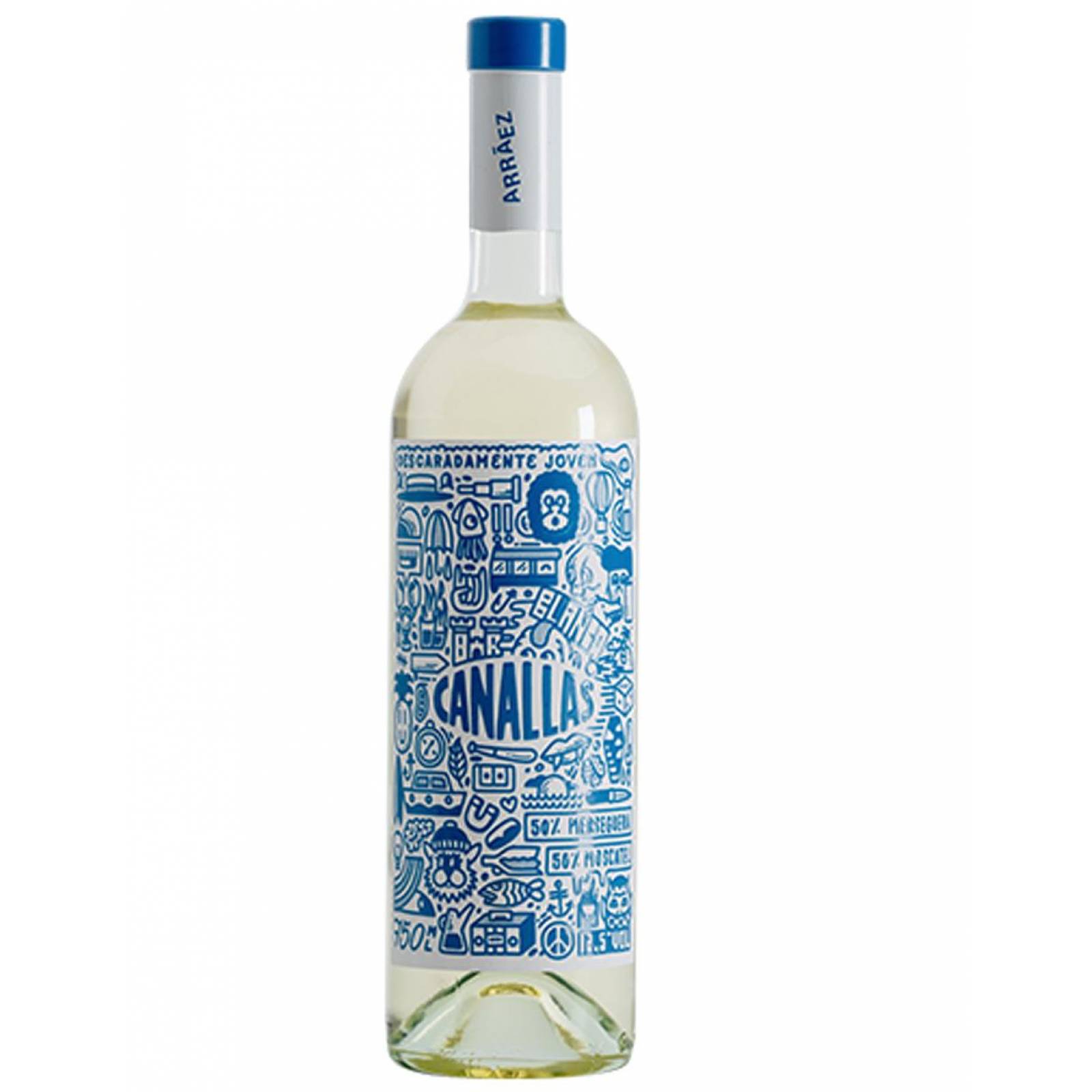 Vino Blanco Arráez Canallas 750 ml 