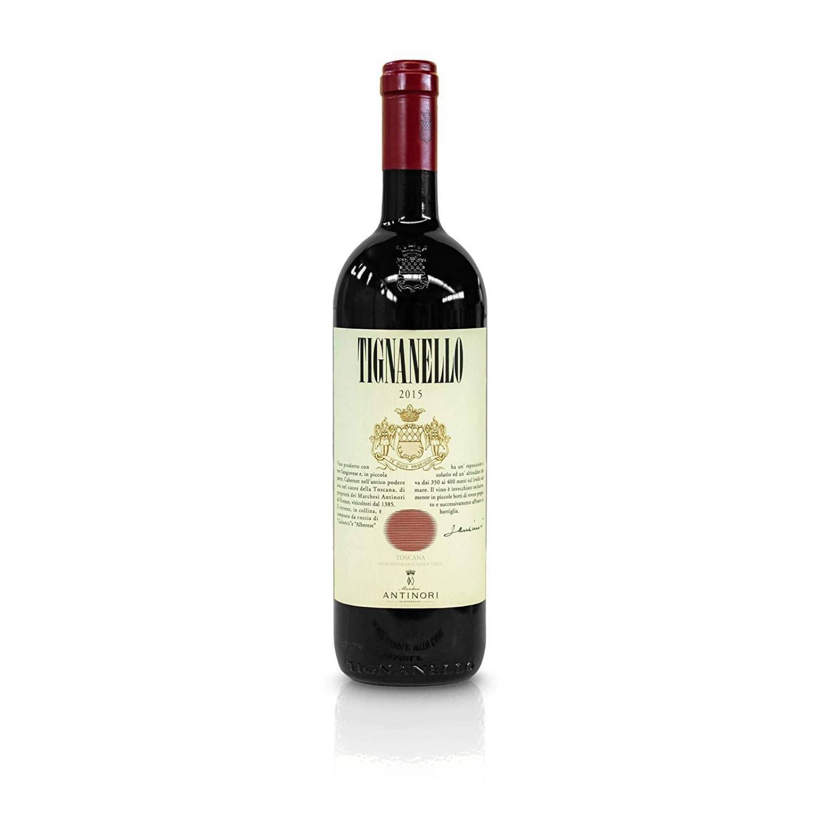 Pack de 12 Vino Tinto Tignanello Sangiovese - Cabernet Franc - Cabernet Sauvignon 750 ml 