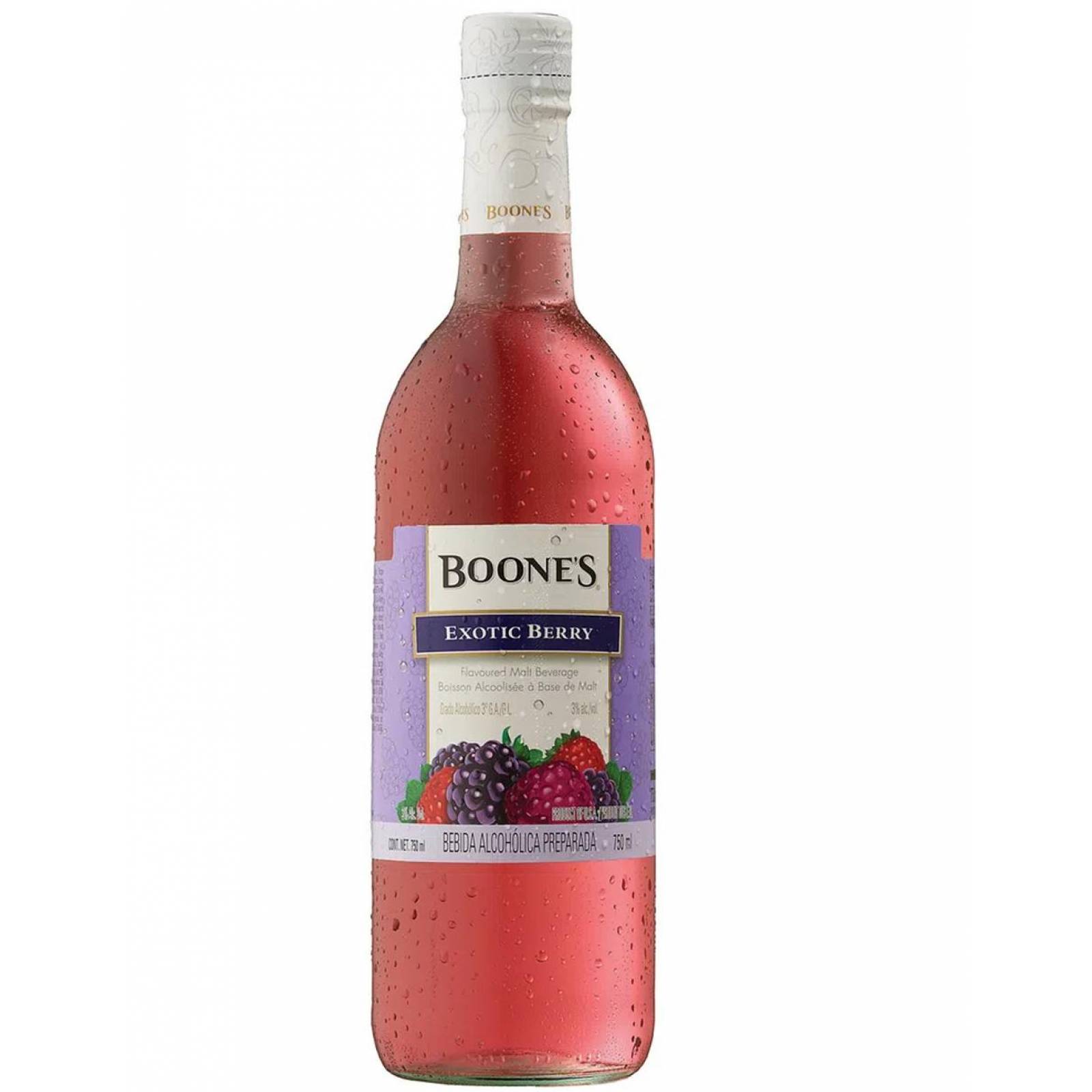 Pack de 4 Licor Boones Exotic Berry 750 ml