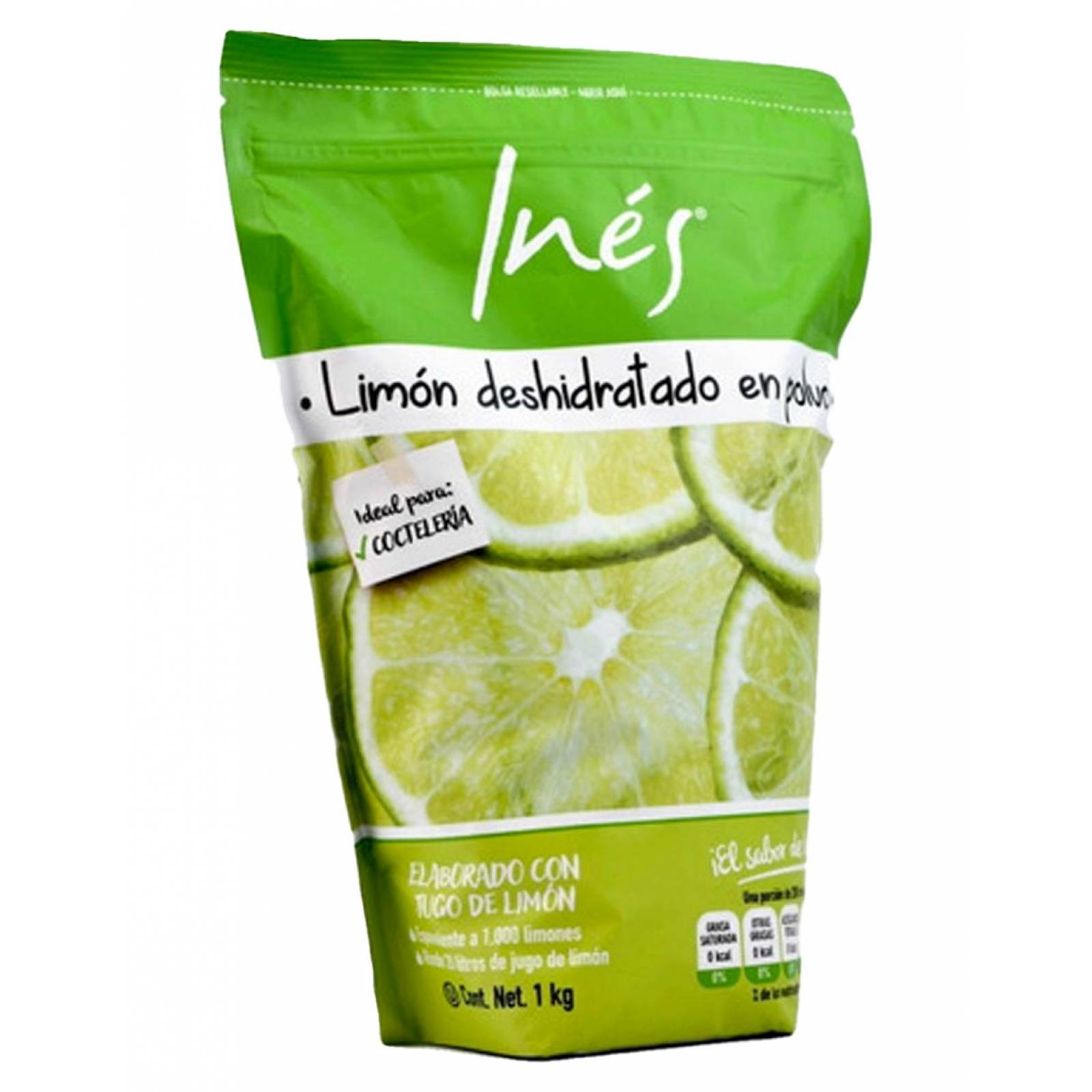 Pack de 4 Saborizante Ines Limón Deshidratado En Polvo 1 kg 