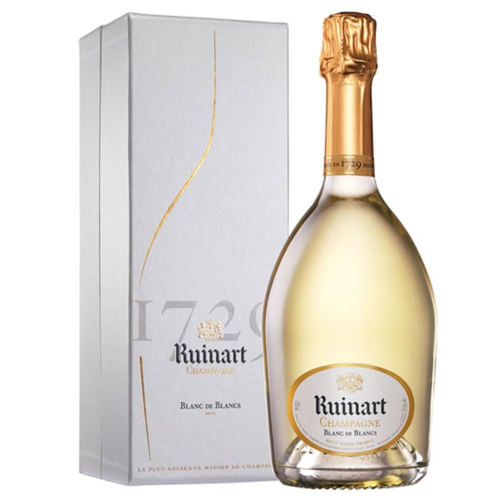 Pack de 12 Champagne Ruinart Blanc De Blancs 750 ml 