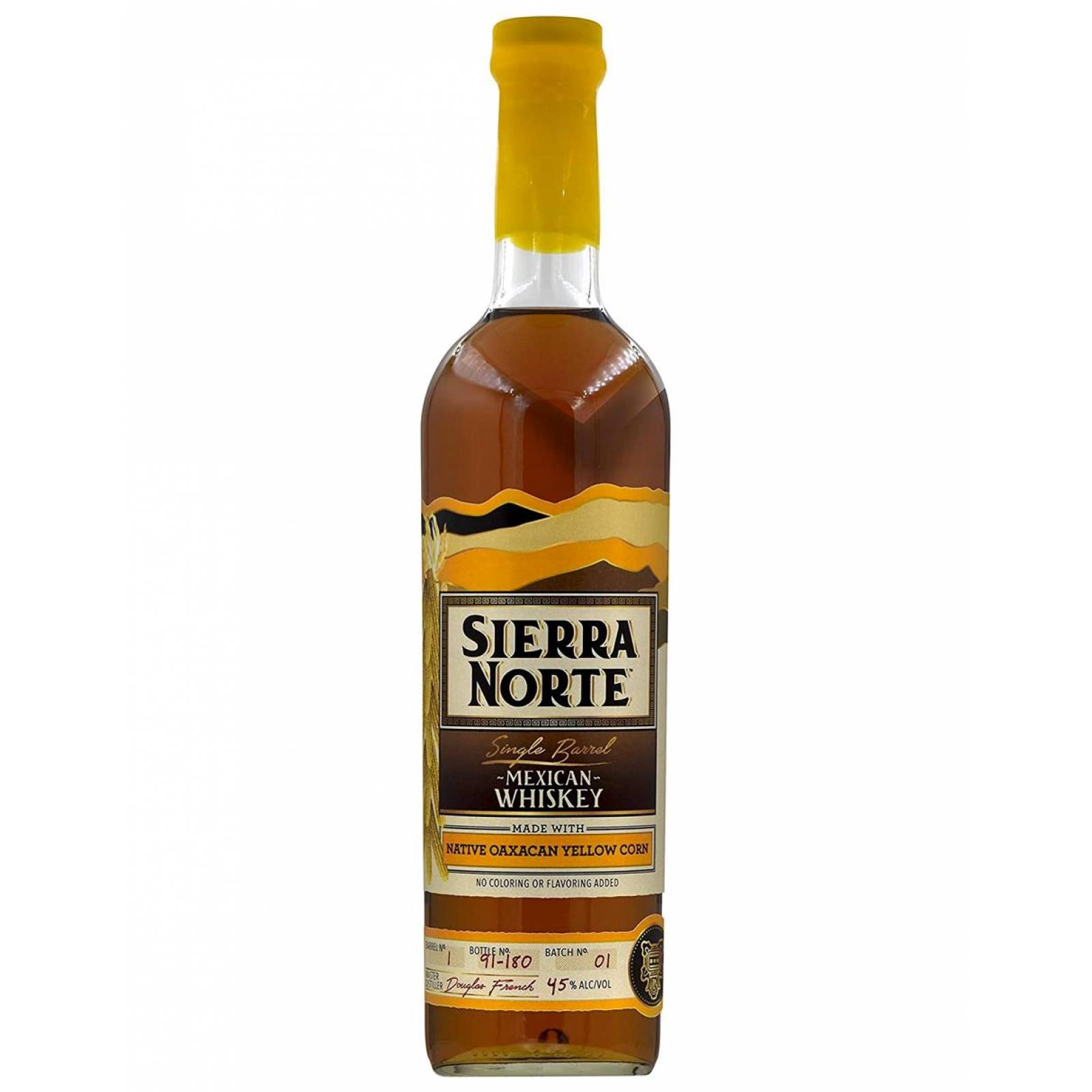 Whisky Sierra Norte Maiz Amarillo Single Barrel 750 ml