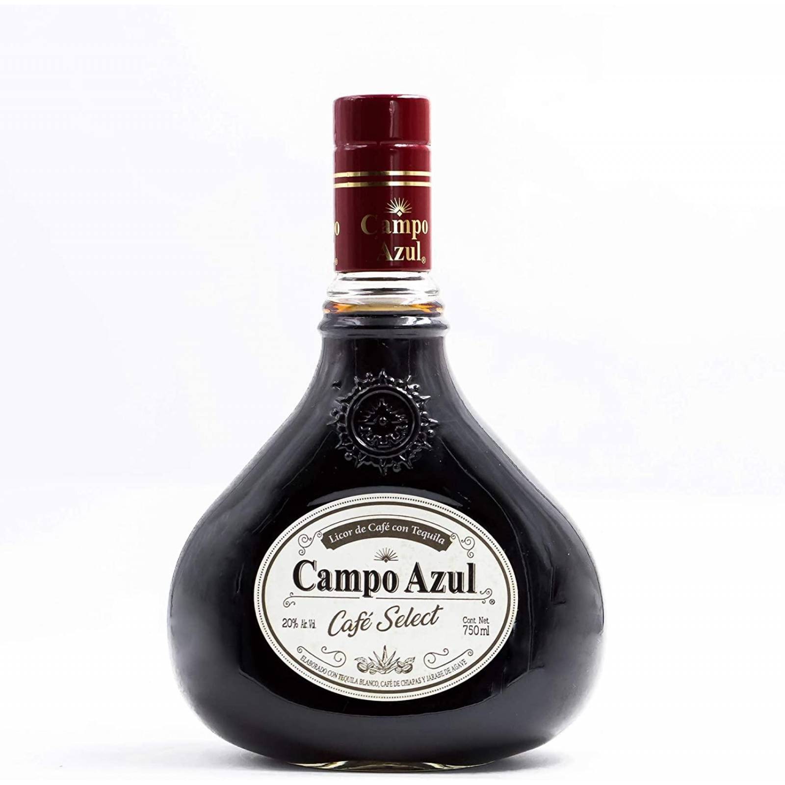 Pack de 2 Licor Campo Azul De Café 700 ml 