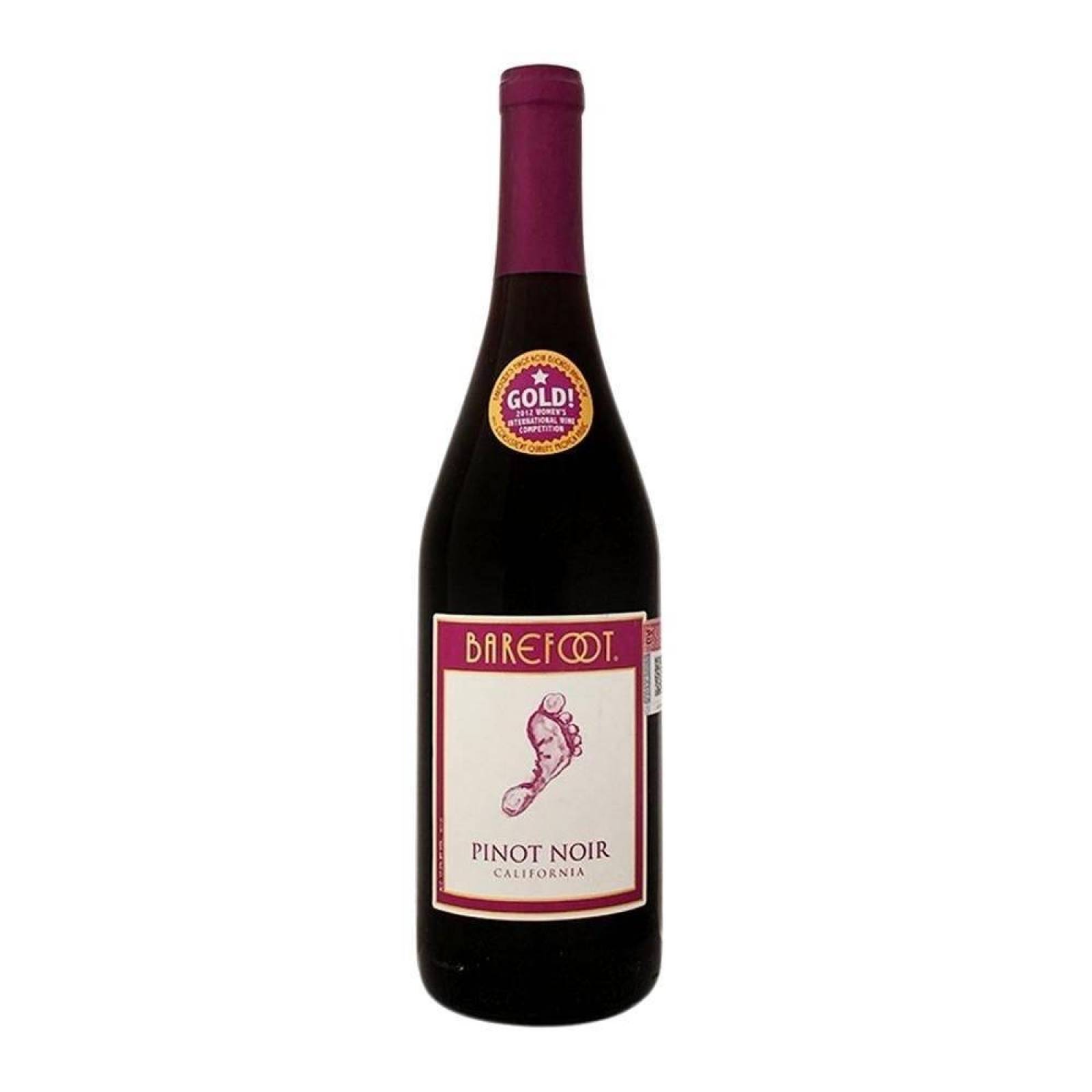 Vino Tinto Barefoot Pinot Noir 750 ml 