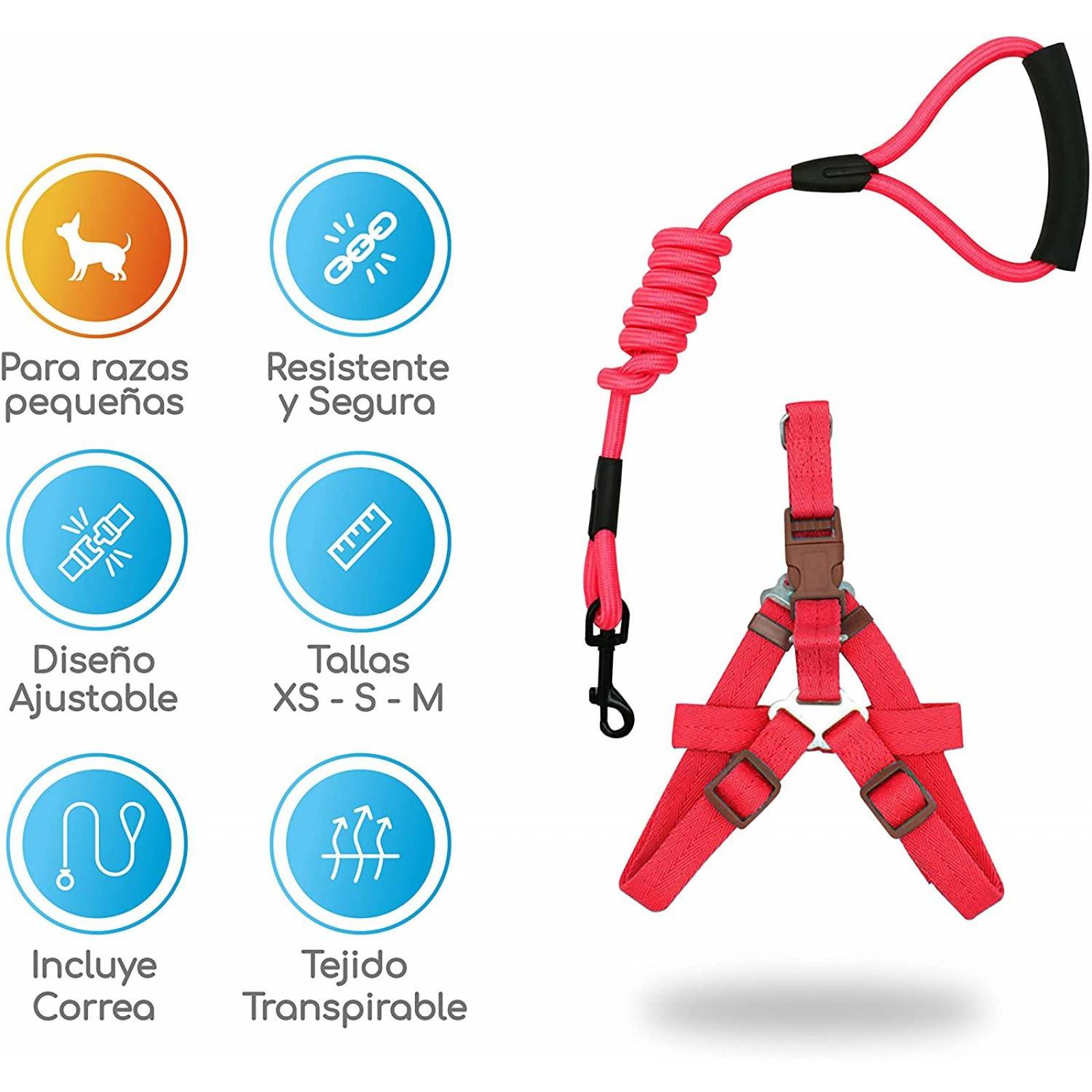 Arnés y Correa Mascretta para Perro 