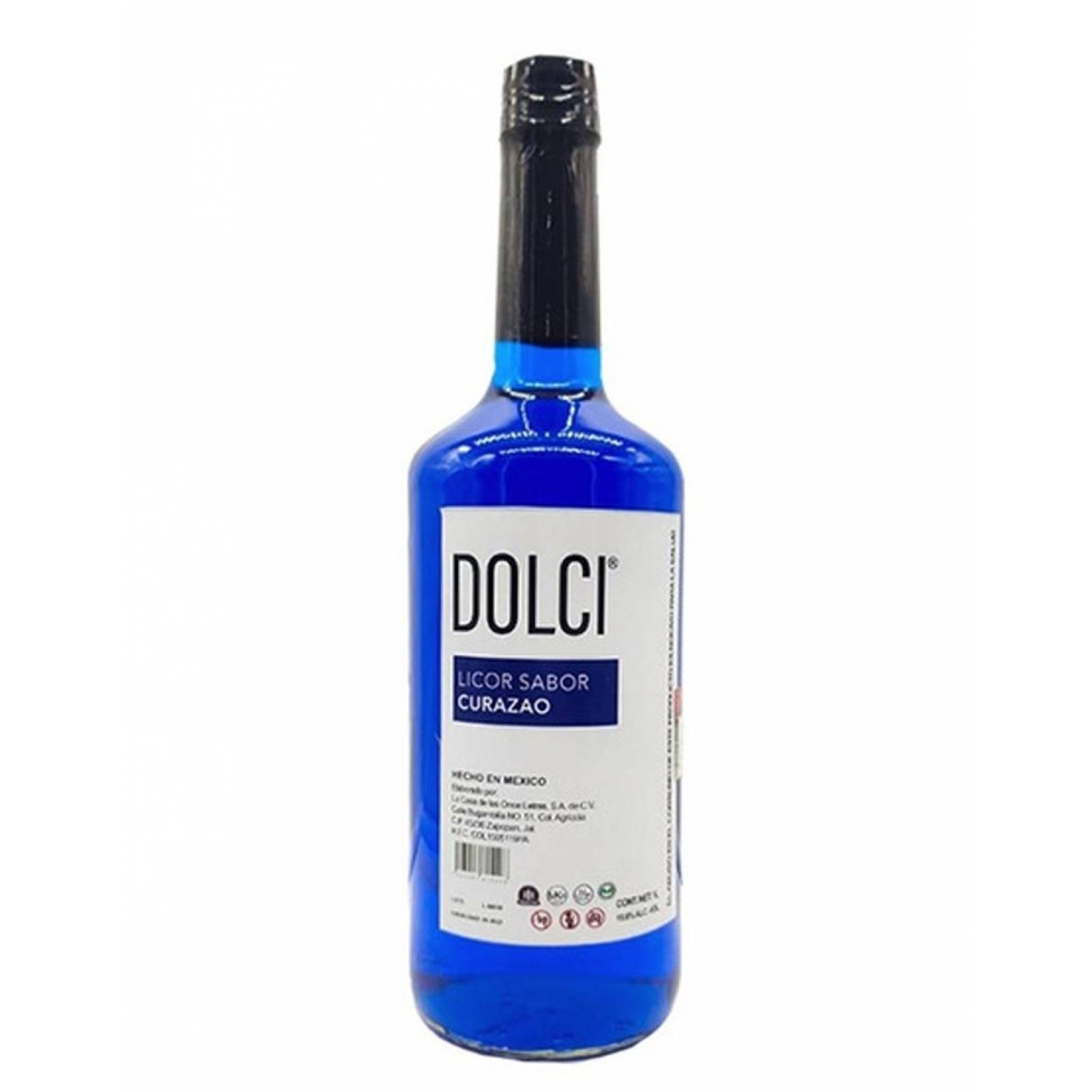 Licor Dolci de Curazao Blue 1 L 