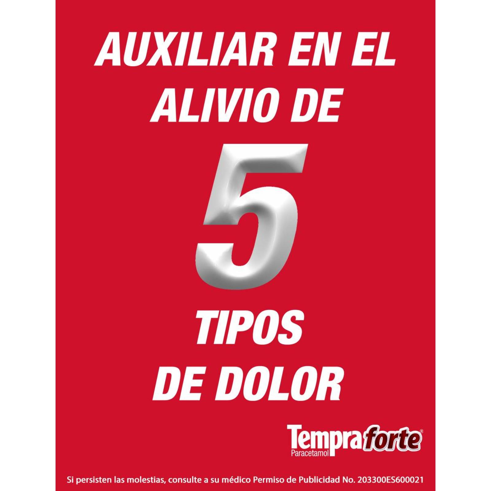 Tempra Forte 650mg, caja 24 tabletas 