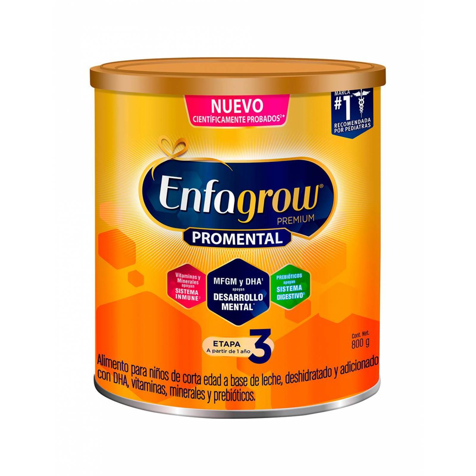 Alimento para niños Enfagrow Etapa 3, 800 g 