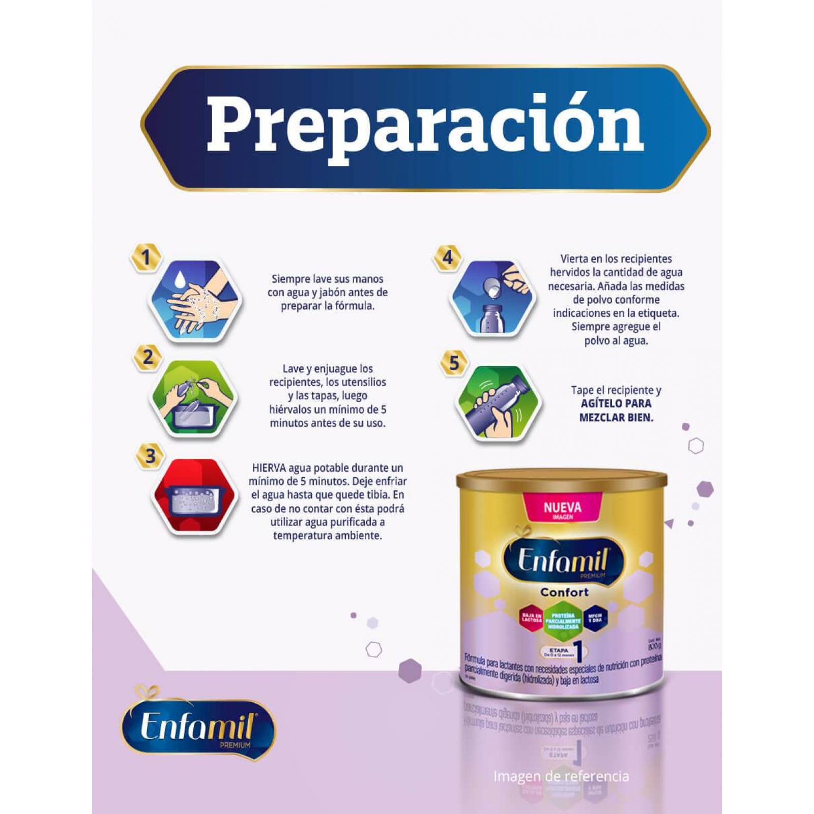 Fórmula infantil especializada Enfamil Confort 800 g