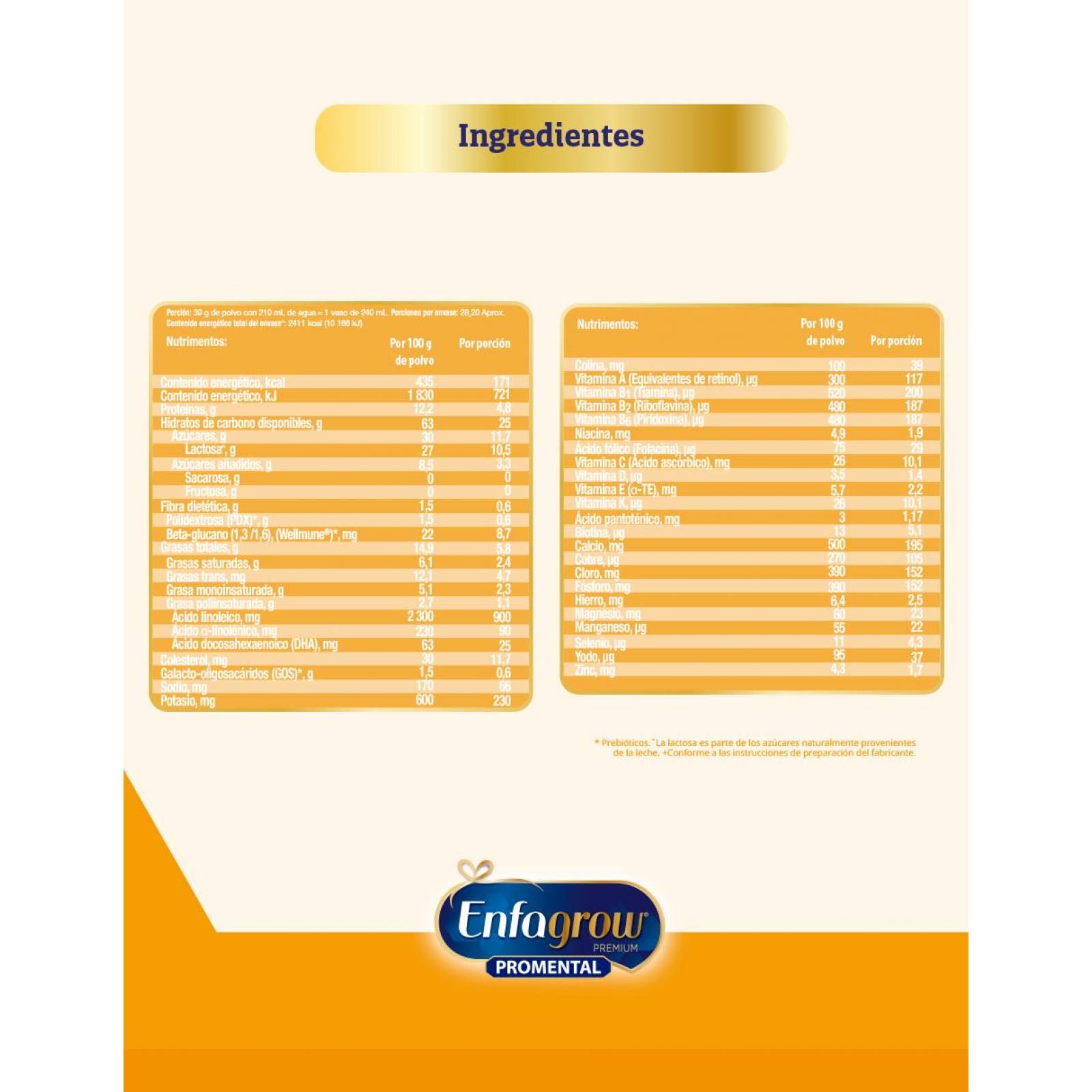 Alimento para niños Enfagrow Etapa 3 Vainilla, 1.1 kg