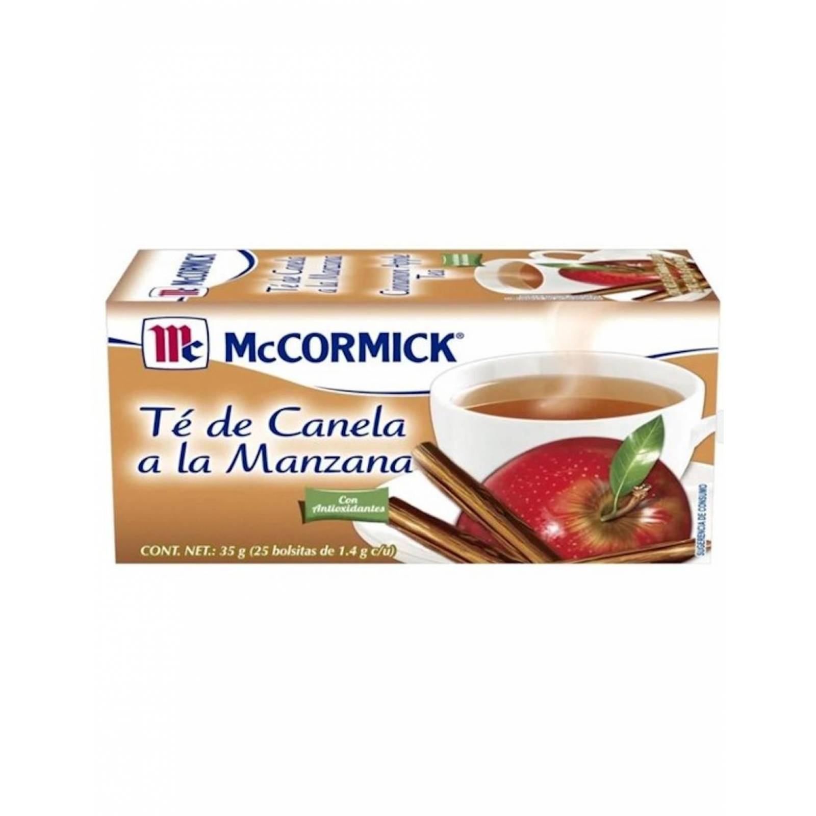 Pack de 24 Té de canela a la manzana McCormick de 25 sobres