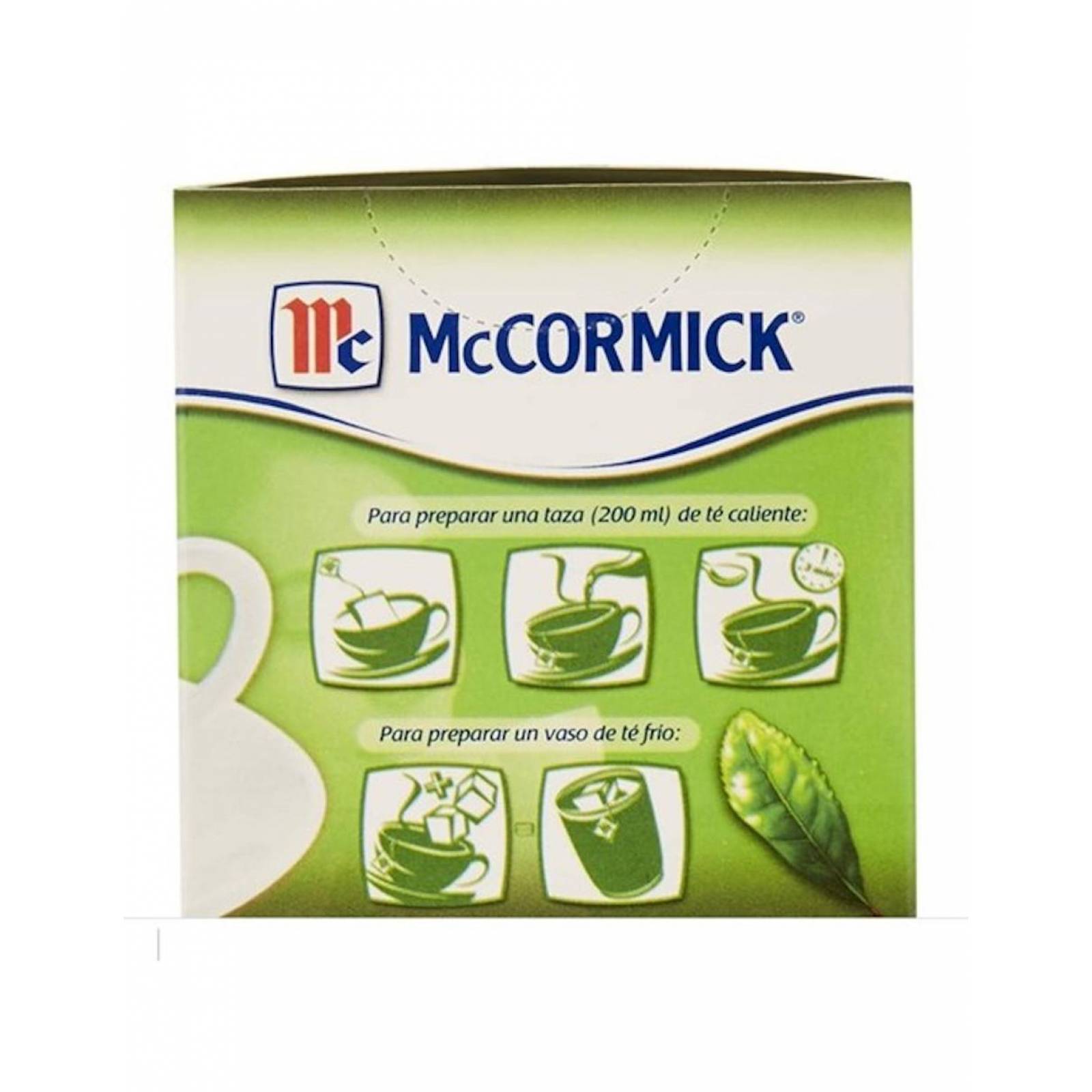 Pack de 24 Té verde McCormick de 25 sobres 