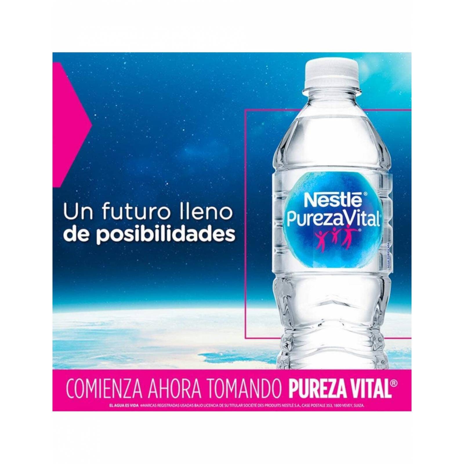 Pack de 12 Agua Nestlé Pureza Vital de 1.5 L 