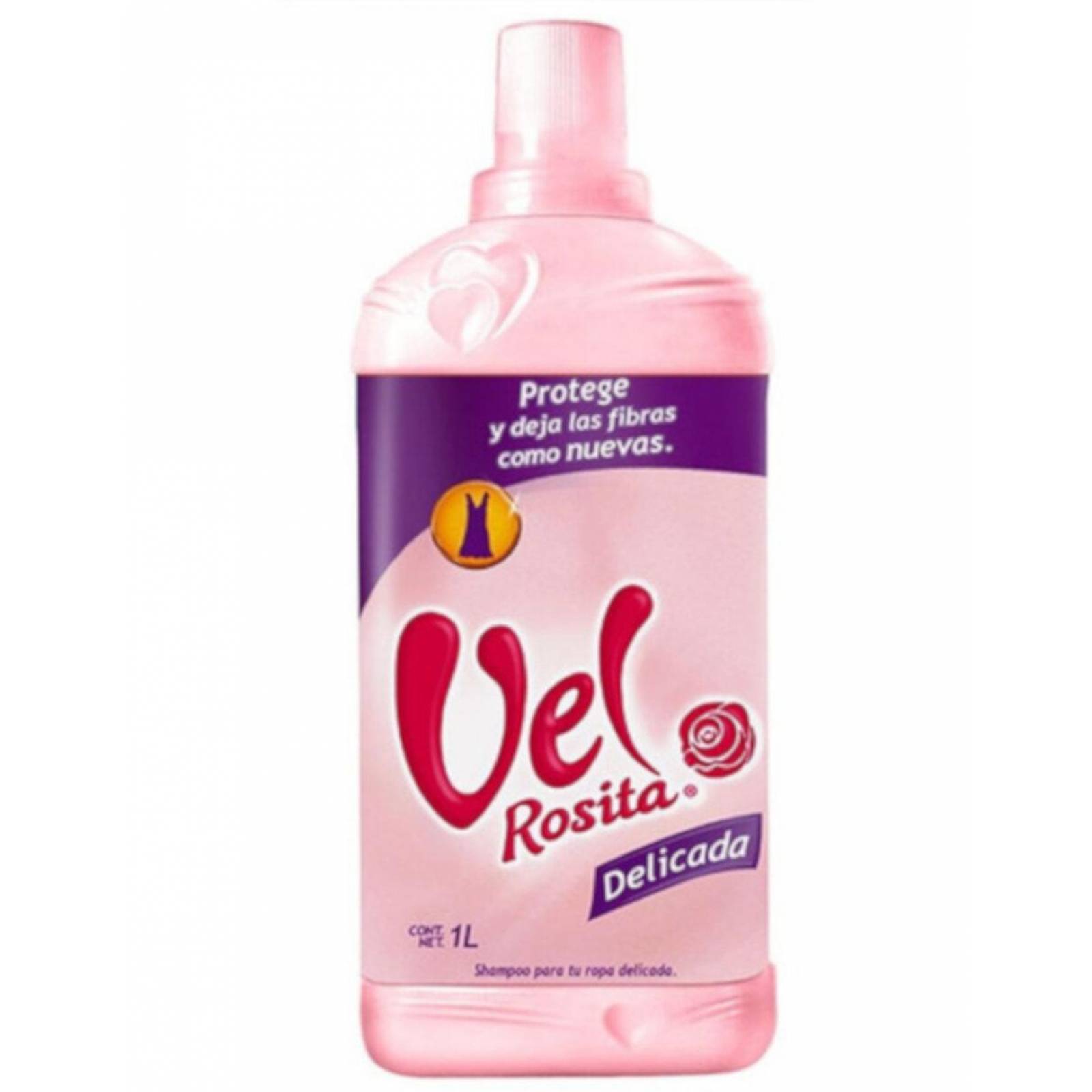 Pack de 12 Detergente Líquido para Ropa Vel Rosita de 1 L 