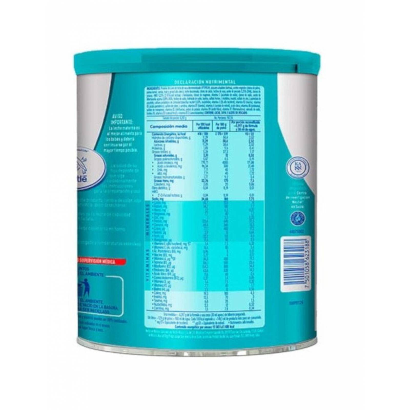 Pack de 12 Fórmula Infantil en Polvo Nan 1 Optipro de 720 gr 