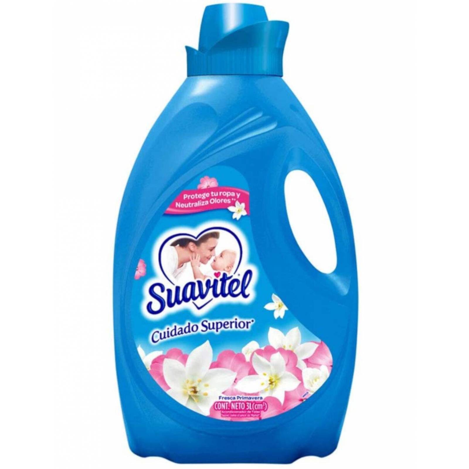 Pack de 4 Suavizante de Telas Suavitel Primaveral de 3 L