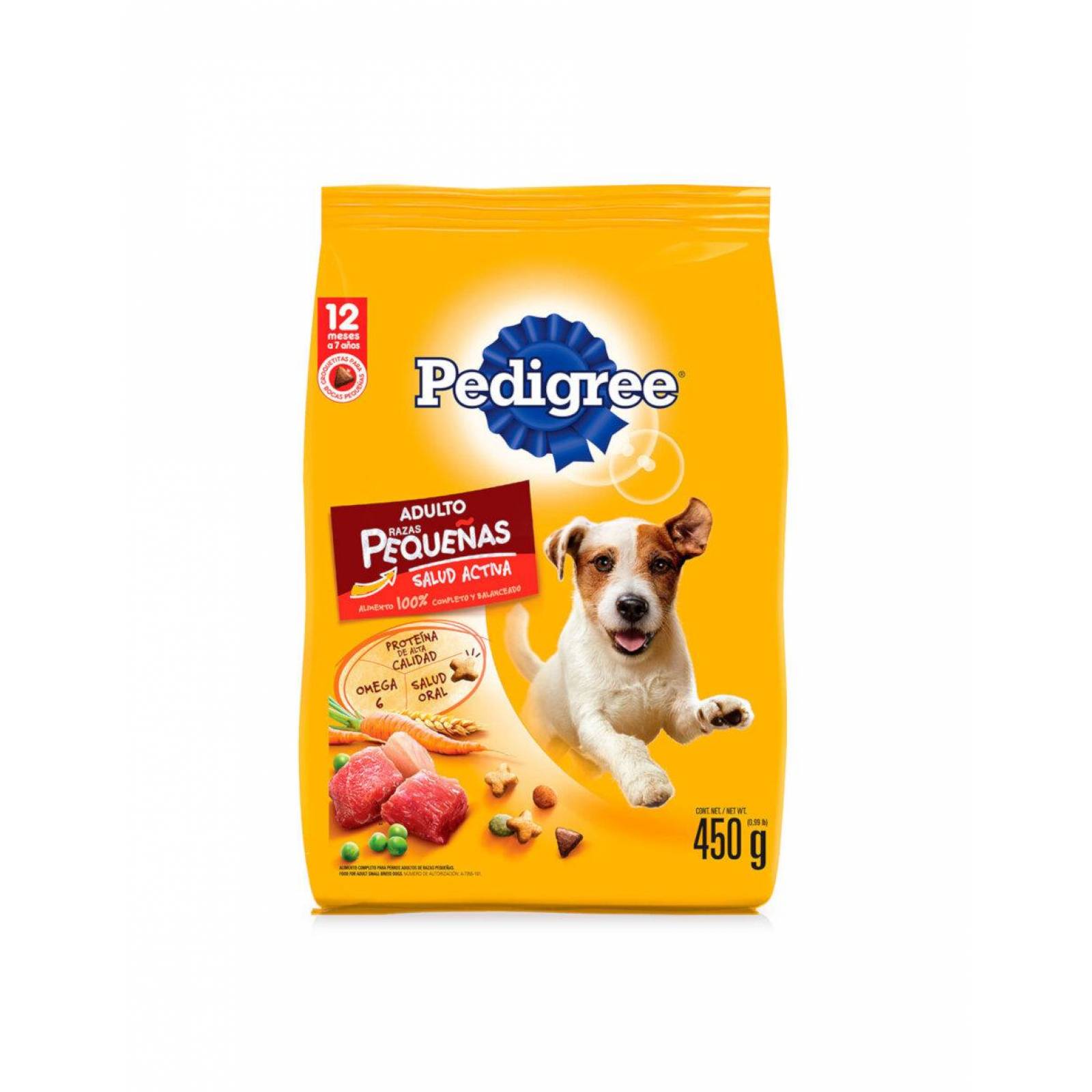Pack de 12 Croqueta Pedigree Razas Pequeñas de 450 gr 