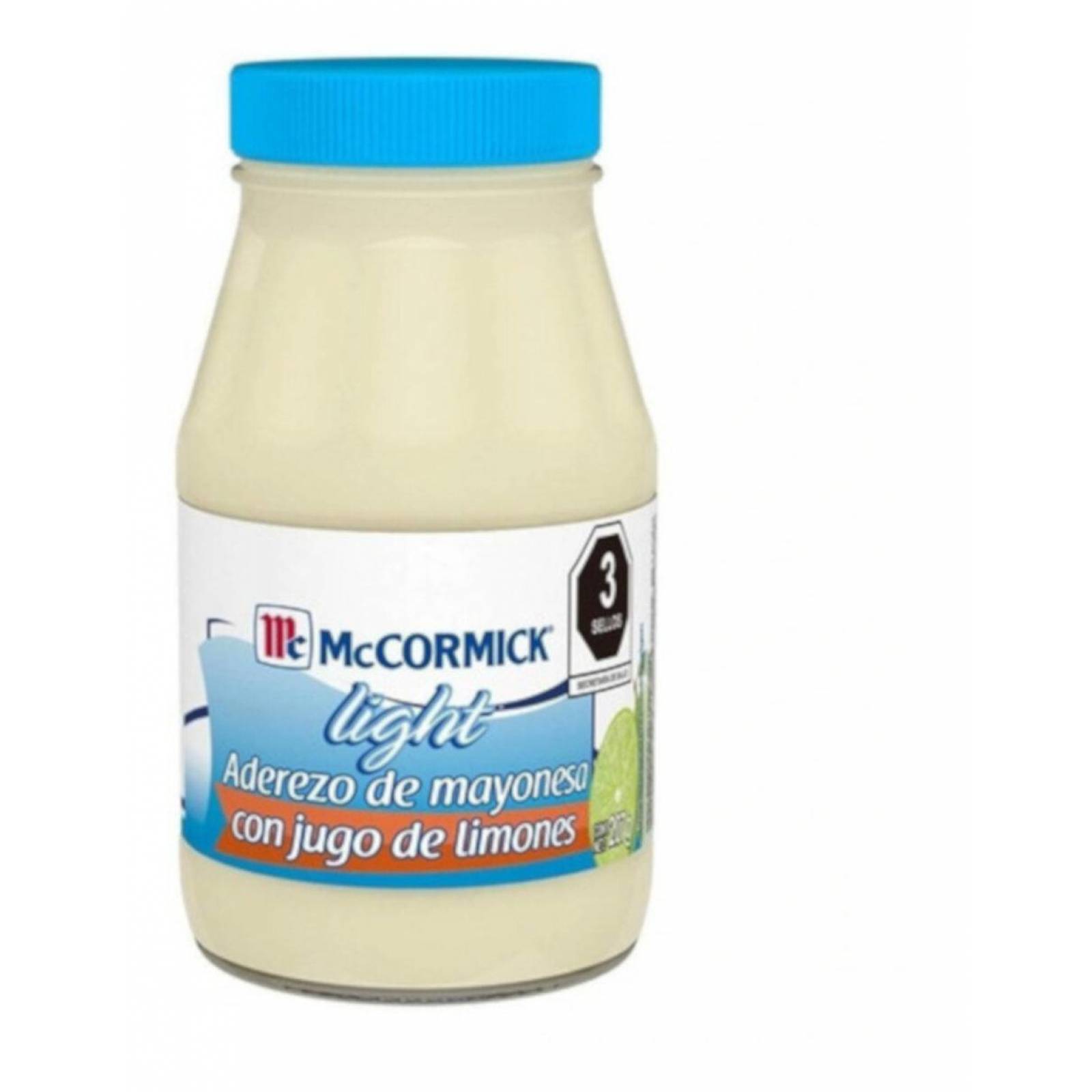 Pack de 24 Mayonesa Light con Limón McCormick #8 de 207 gr