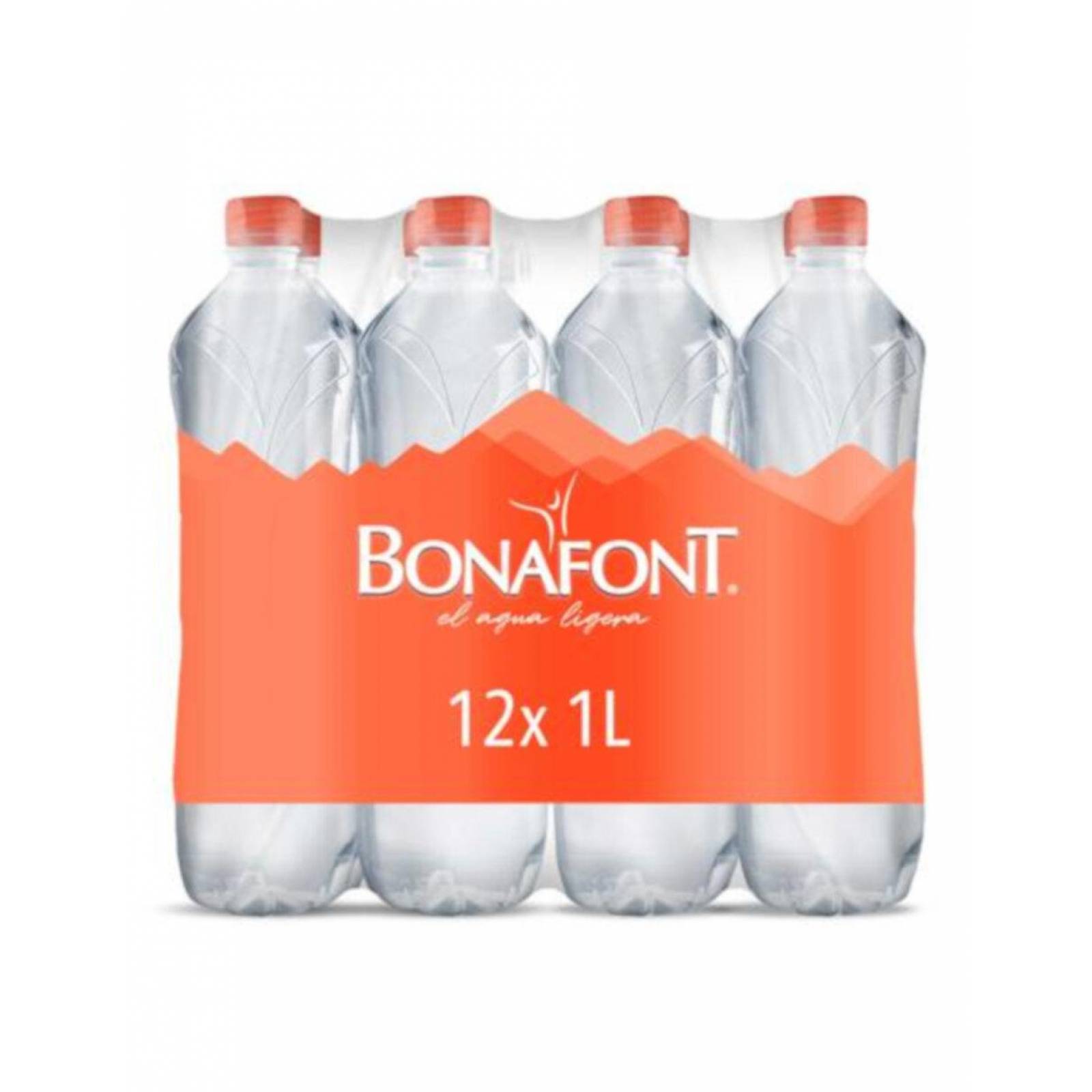 Pack de 12 Agua Bonafont Natural de 1 L 