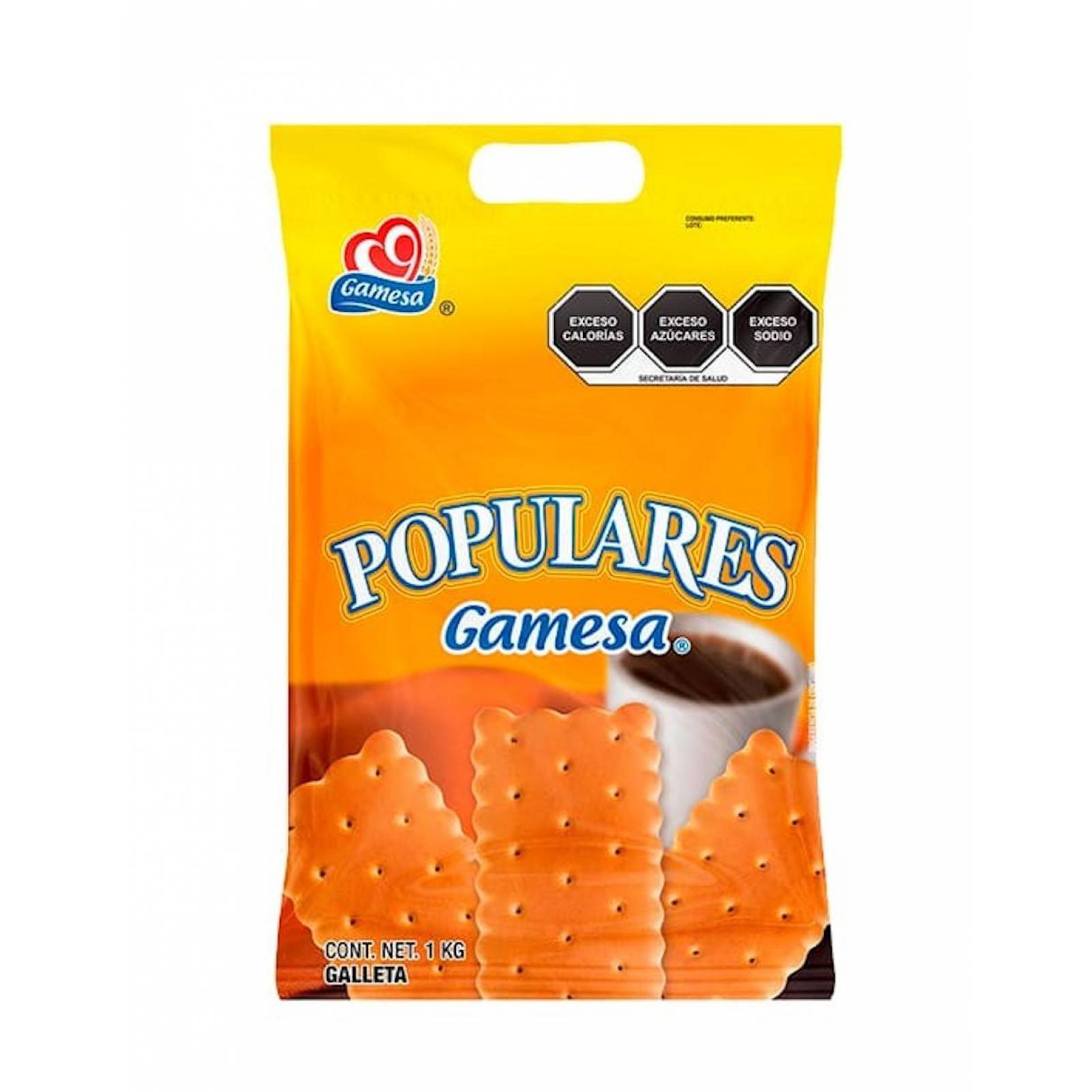 Pack de 6 Galletas Populares Gamesa de 1kg 