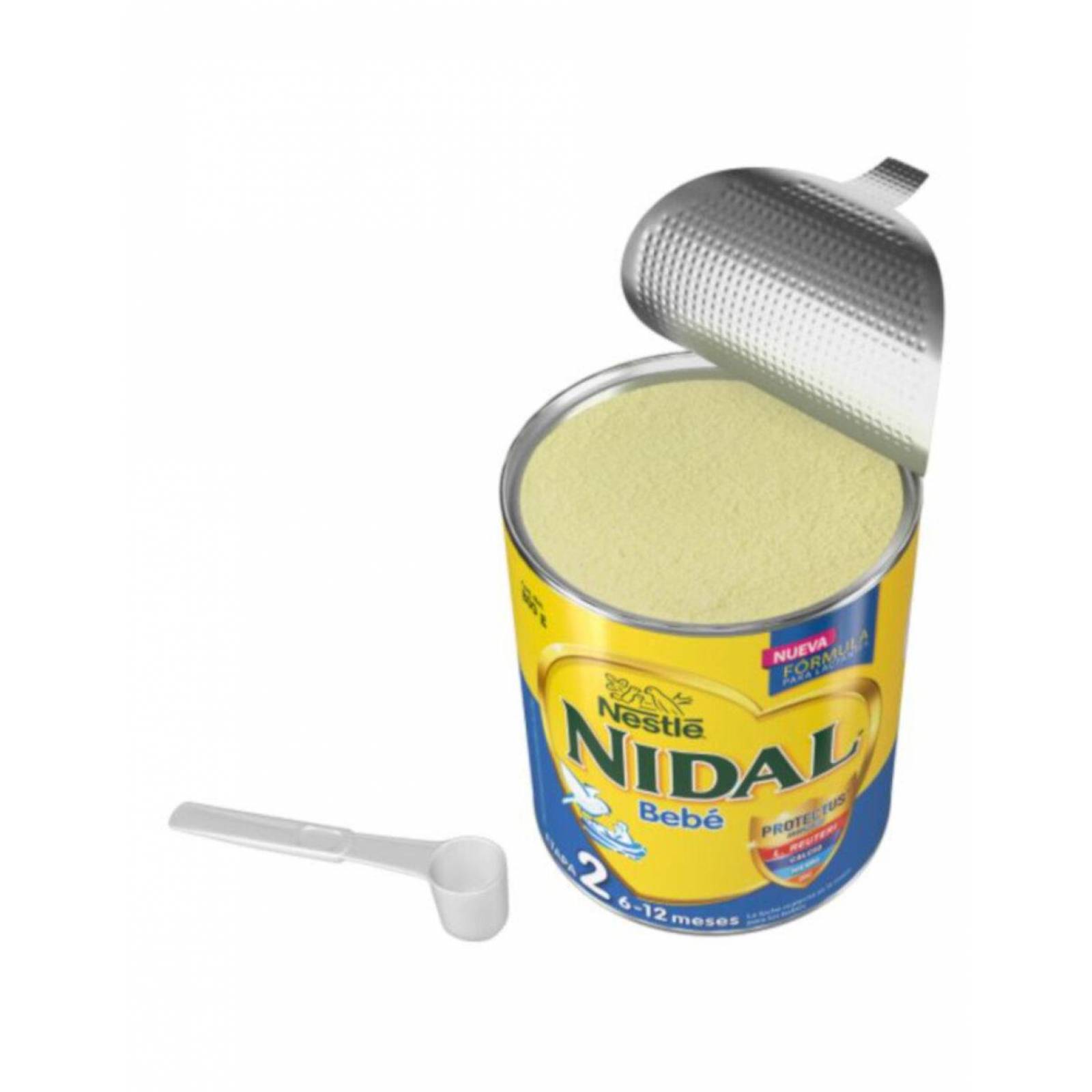 Pack de 12 Fórmula Infantil en Polvo Nidal 2 de 800 gr