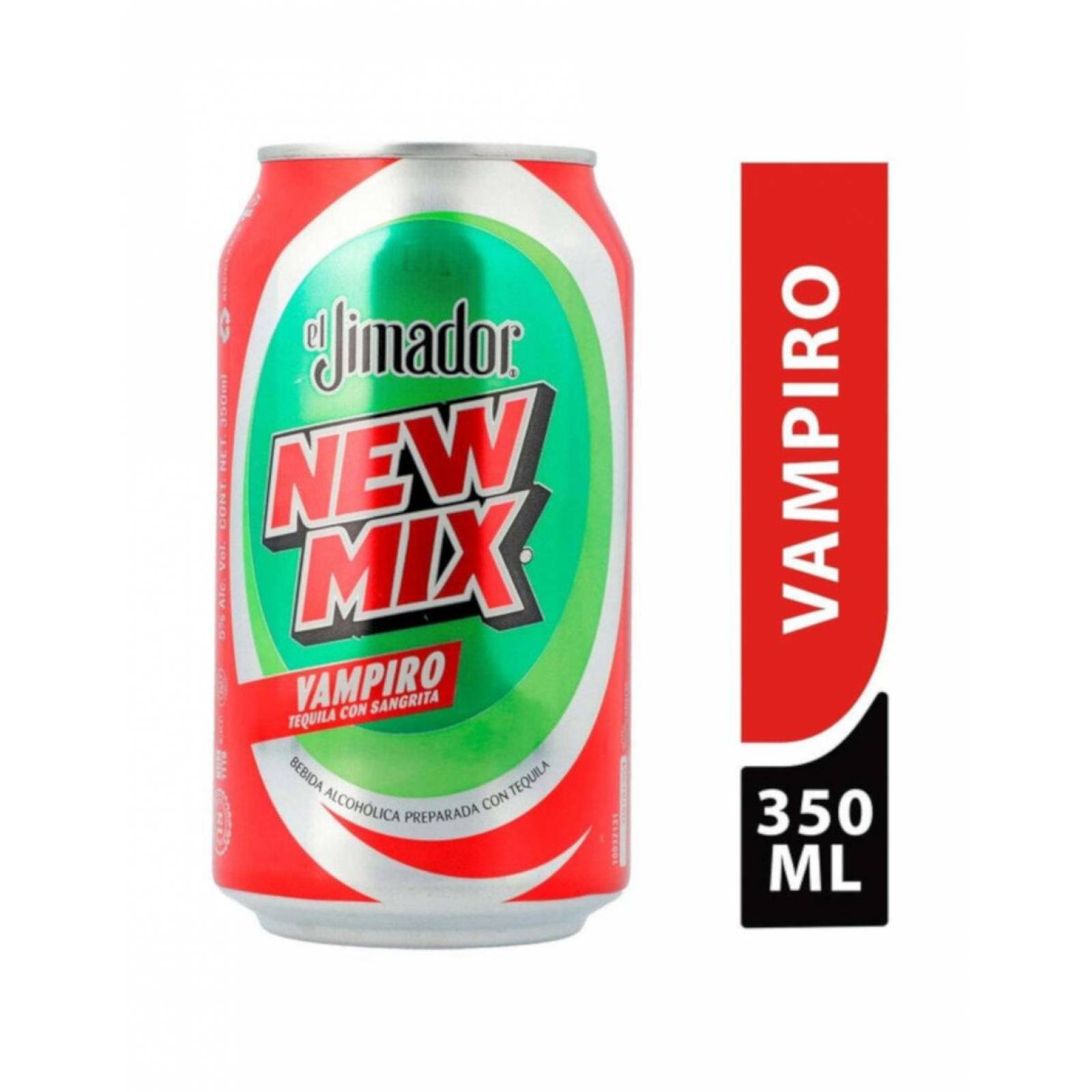 Pack de 24 Bebida Alcohólica New Mix Vampiro de 350 ML 